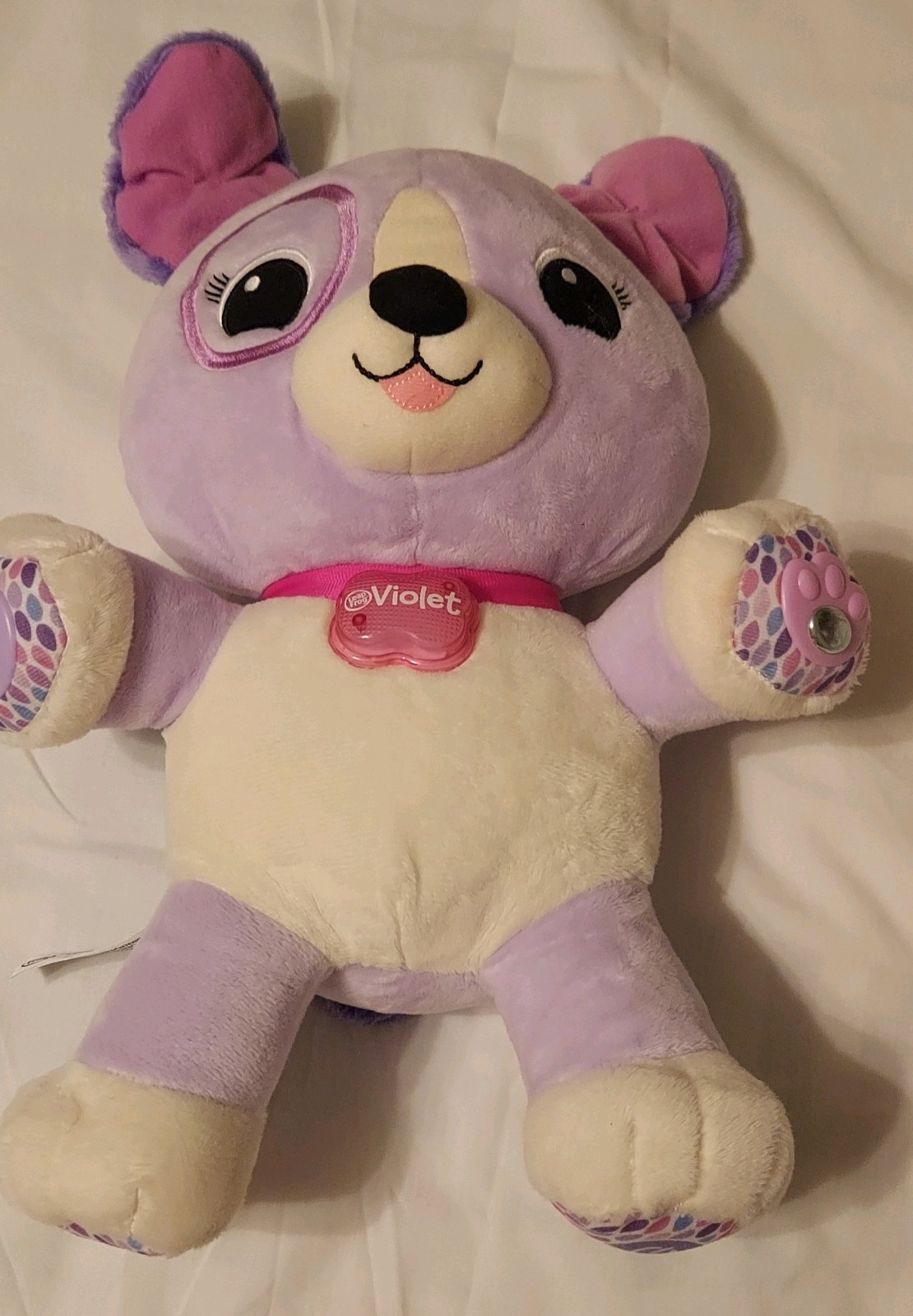 Leap Frog Interactive Snuggle Plush Puppy Violet Sings & Talks