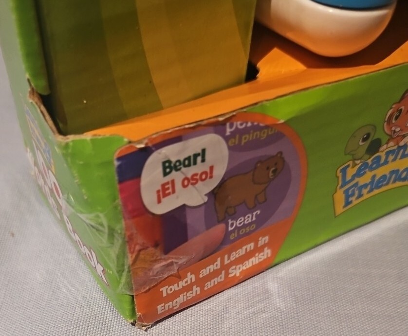 LEAPFROG LEARNING FRIENDS 100 WORDS BILINGUAL ELECTRONIC BOOK New