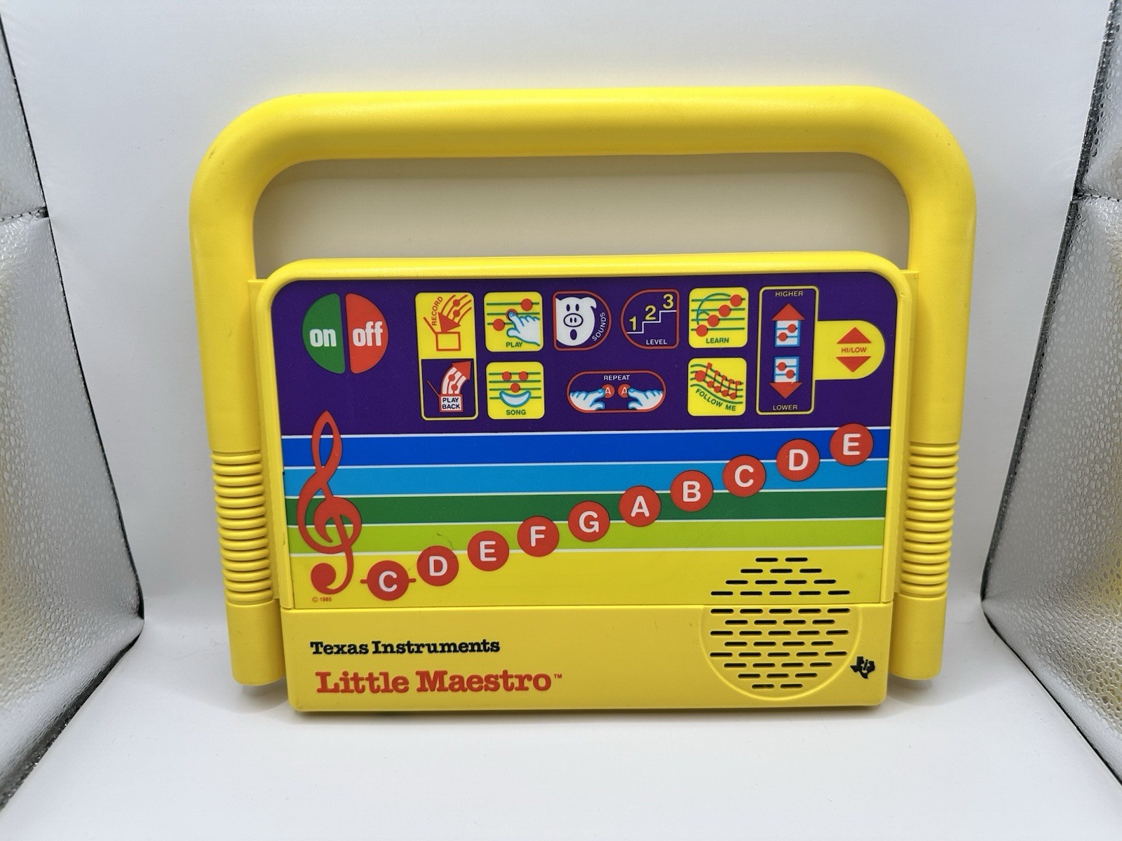 Vintage Texas Instruments Little Maestro 1985 Musical Toy NOT WORKING Parts