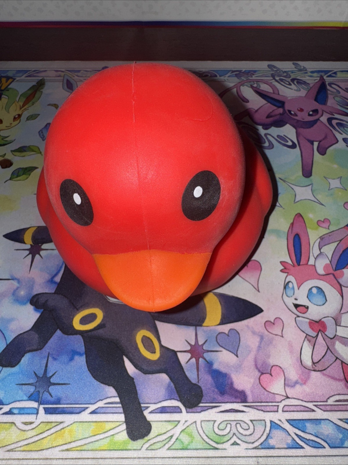 Sunny Days Jumbo Squeezy Ducks (Red) Squishy Toy (VIRAL) (TikTok) (Authentic)