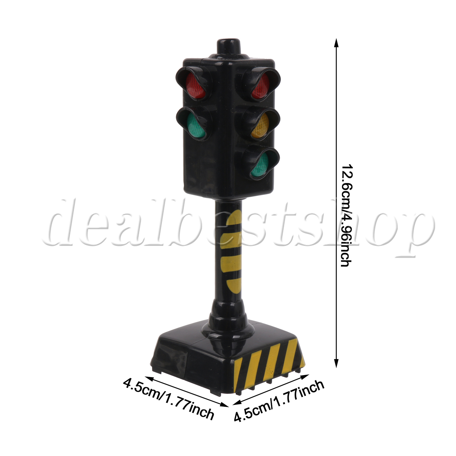 Black RC Traffic Signal Voice Traffic Light Simulation Toy Model Puzzle Safety