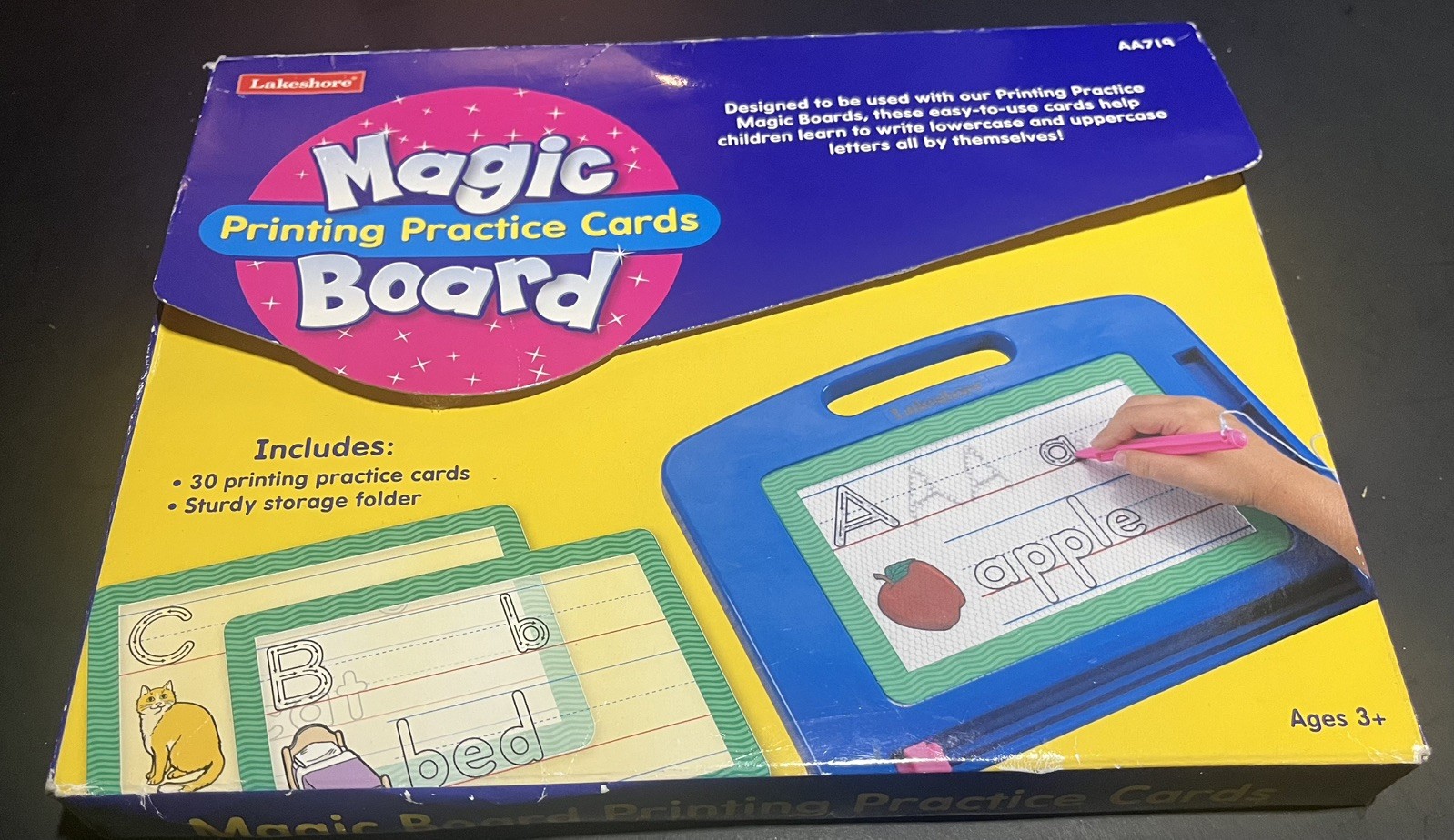 Magic Board Printing Practice Cards Ages 3+ Preschool and Early Elementary Read