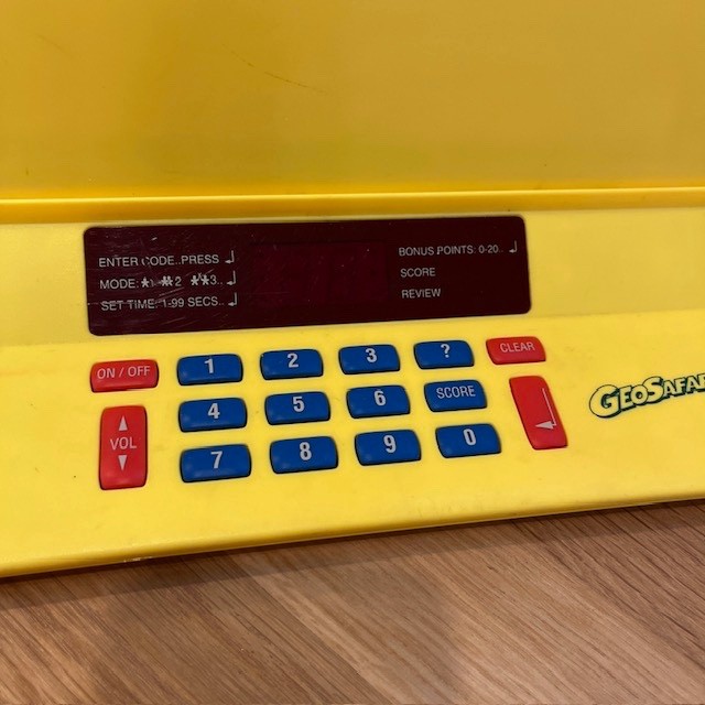 Vintage GeoSafari Educational Insights Model EI-8855 Learning System w/Cards