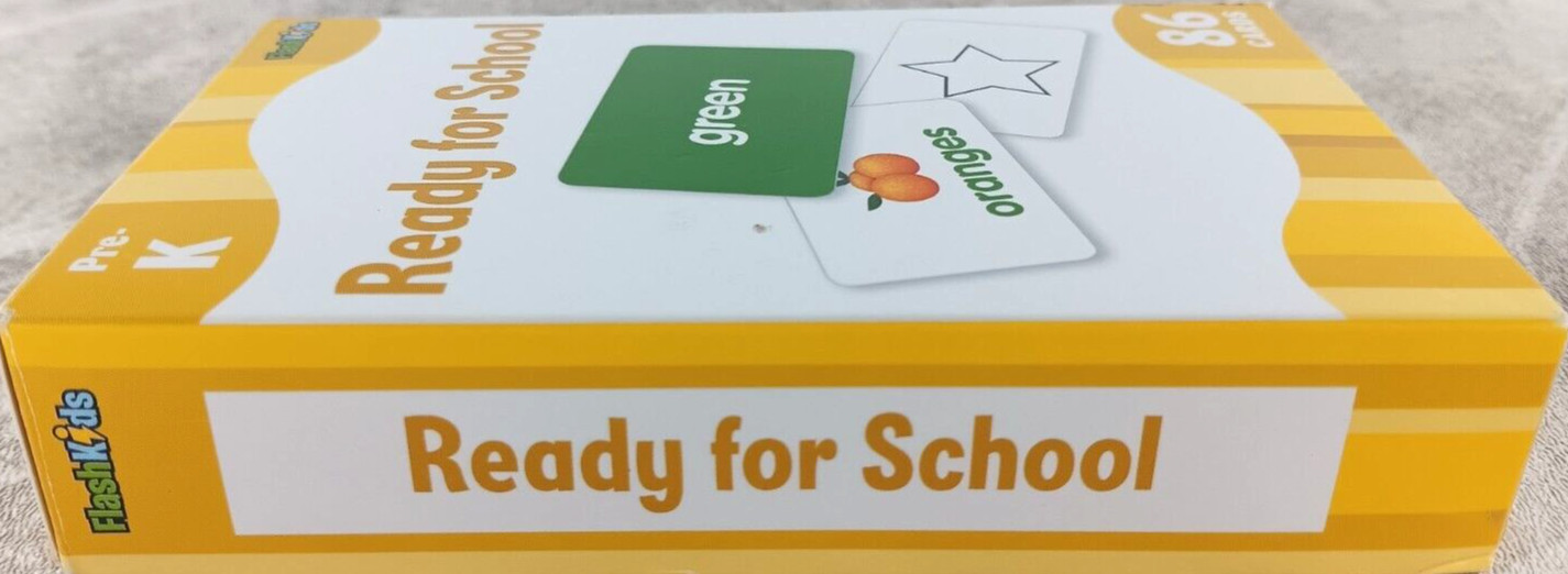 Ready for School Flash Kids Flash Cards Pre-K 86 Cards