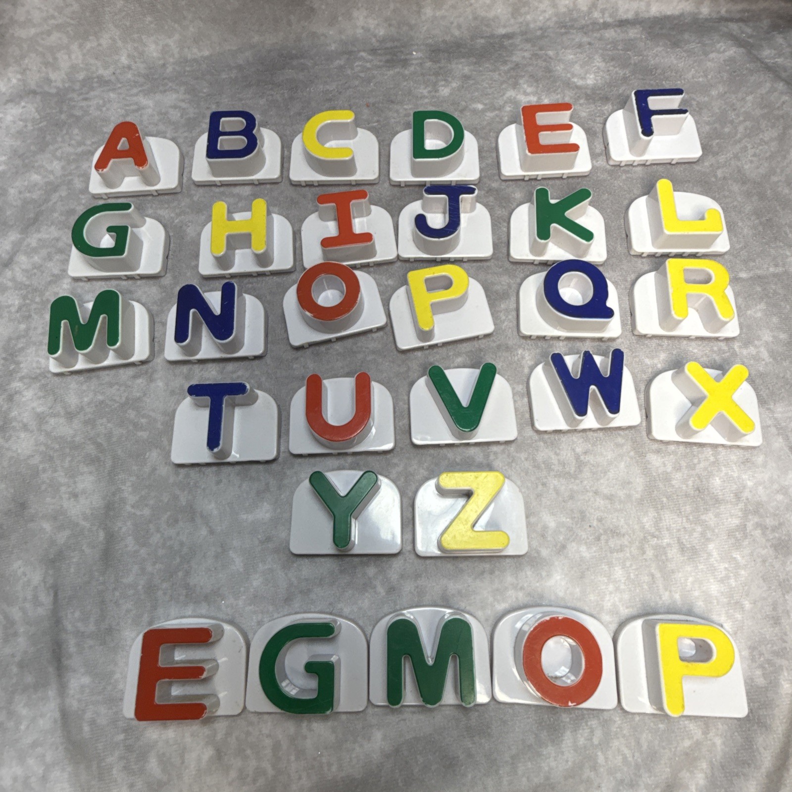 Leap Frog WORD WHAMMER Fridge Set Magnetic Alphabet WORKS 30 Letters No “S”