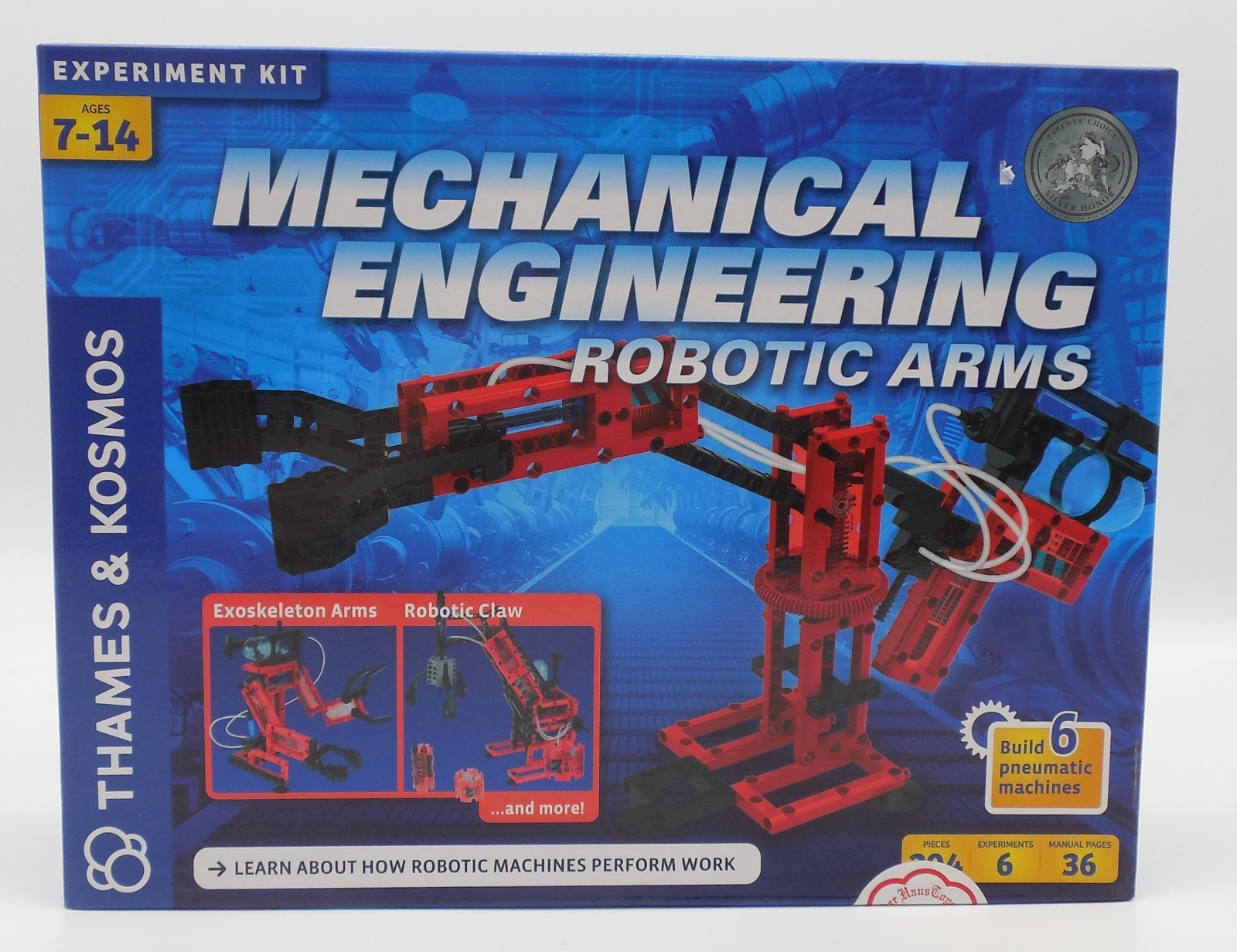 Mechanical Engineering Robotic Arms Experiment Kit Thames & Kosmos NEW