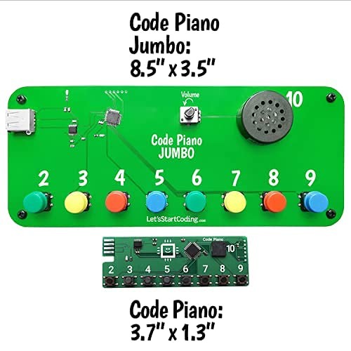 Let’S Start Coding Code Piano Jumbo Stem Coding Toy For Kids 8-12 And Teens.