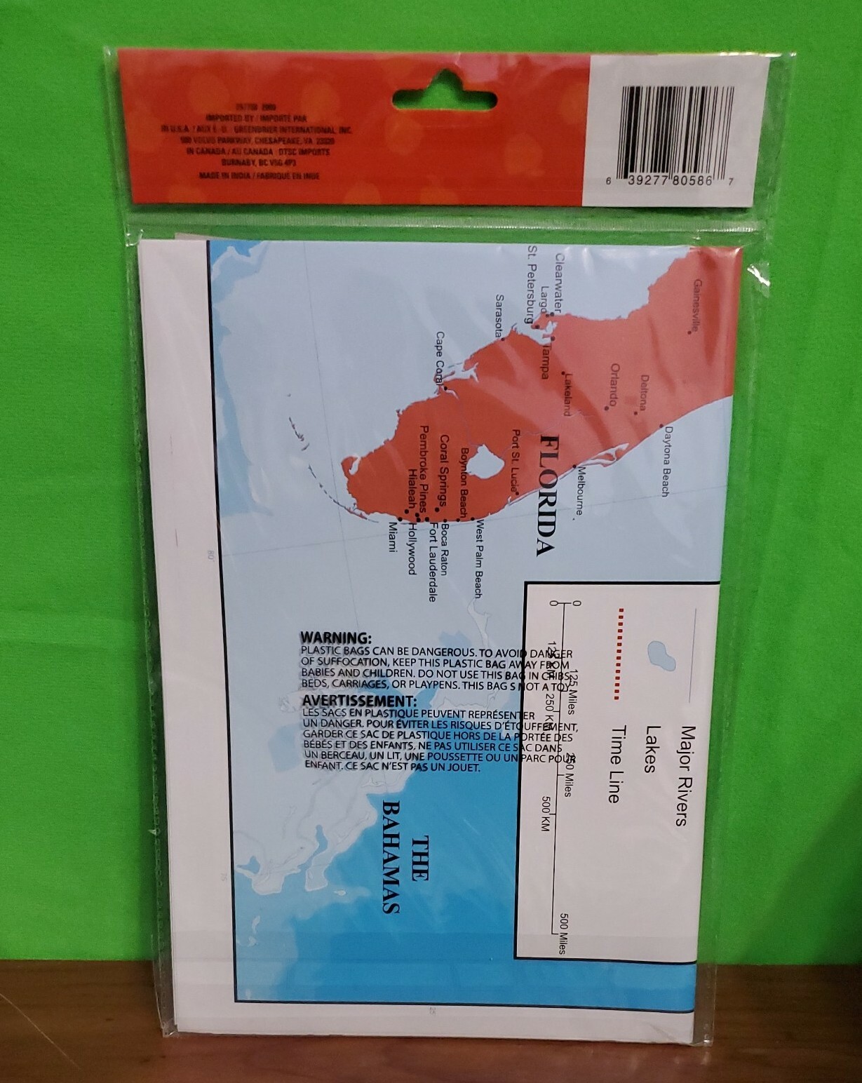 New Teaching Tree The United States of America Wall Map kids 39.5 x 27.5”
