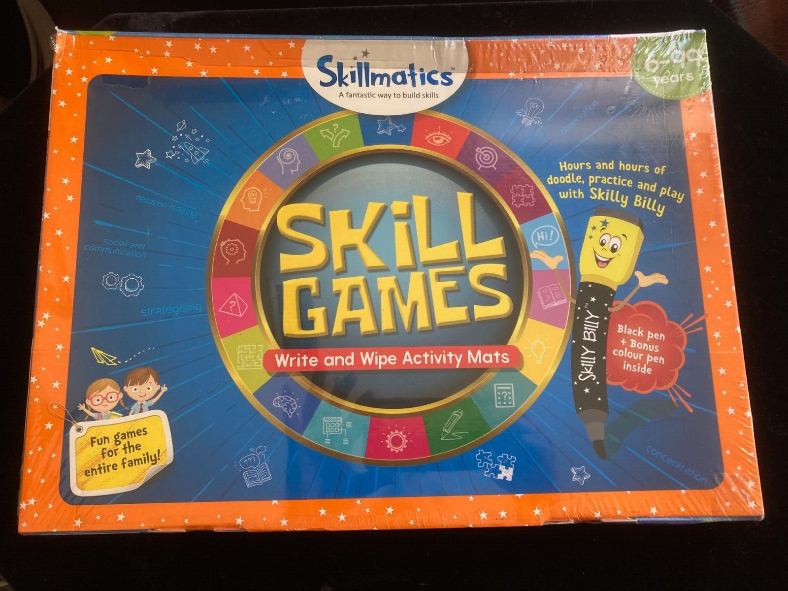 Skillmatics Educational Game : Write and Wipe Activity Mats NEW