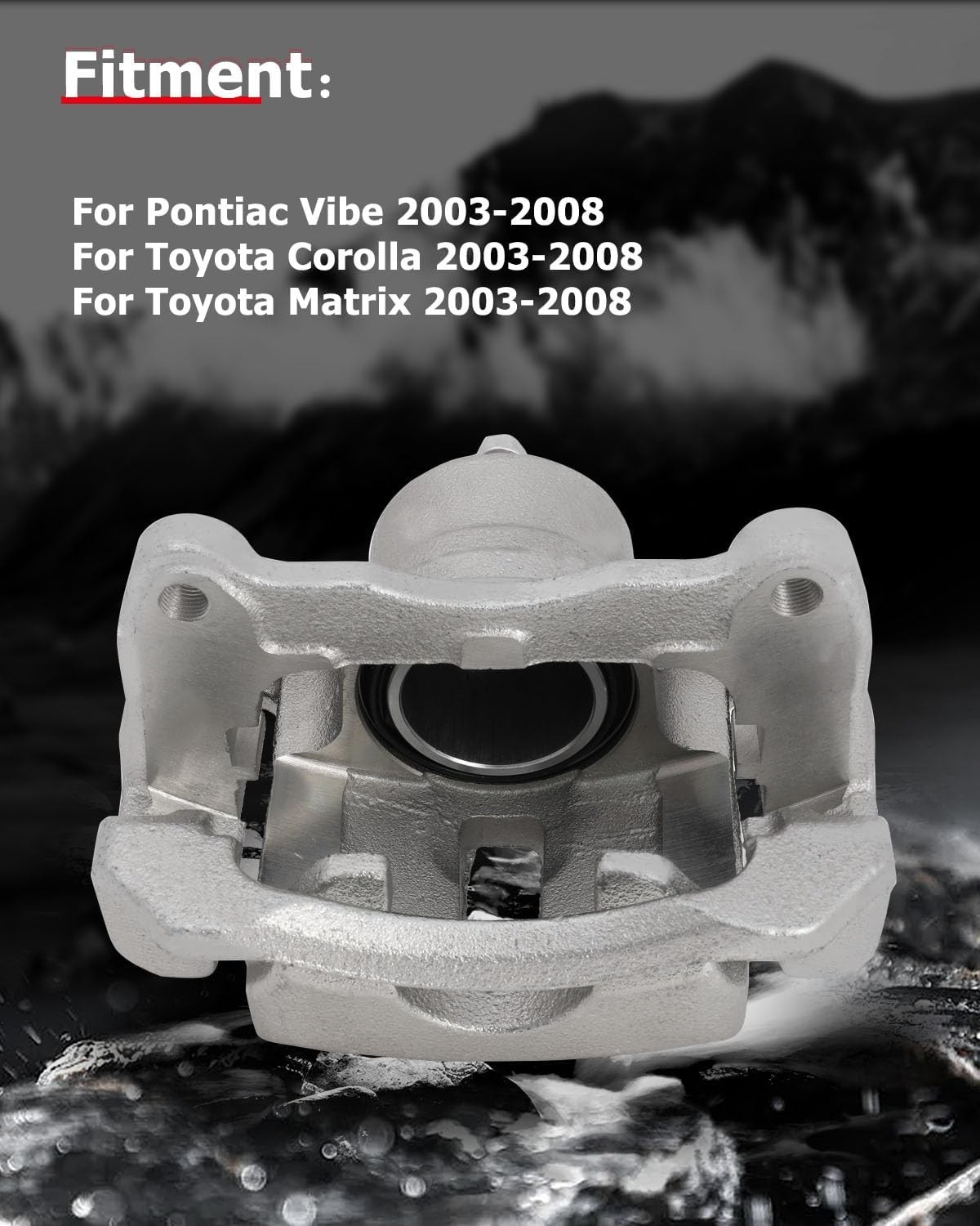 Front Brake Calipers Pontiac Vibe Toyota Corolla