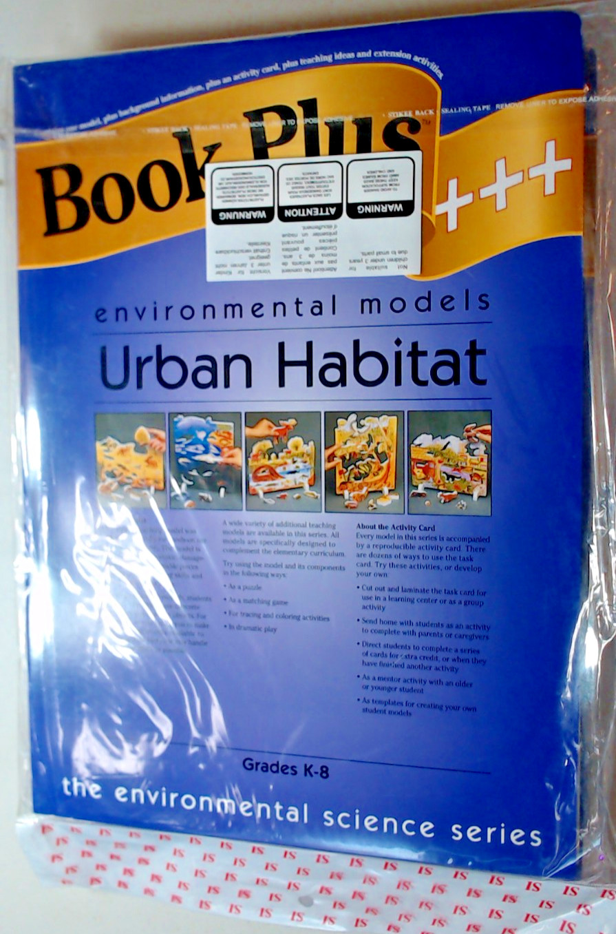 LOT OF 3 Book Plus +++ DESERT/URBAN/TROPICAL Science Model Model Kit -Homeschool