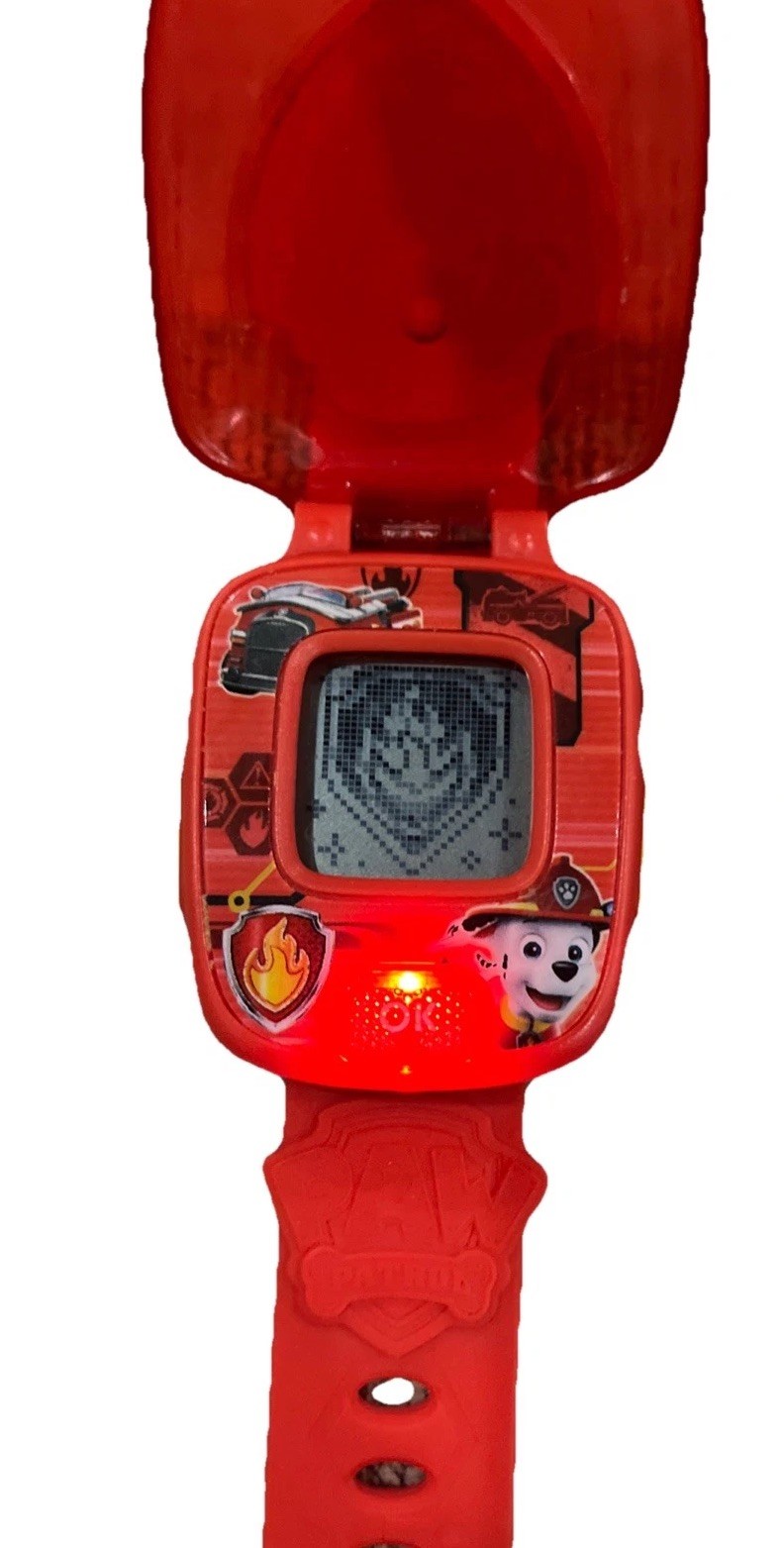 Paw Patrol Vtech Watches Interactive Learning Time & Games Marshall & Chase