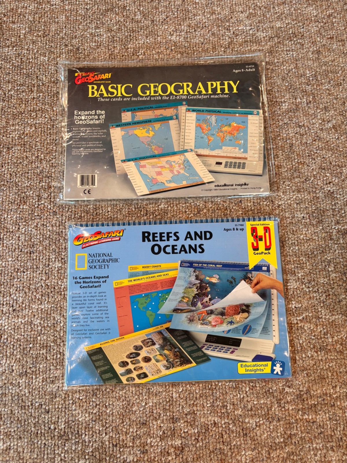 GeoSafari Vintage Electronic Learning Game with 45+ game cards