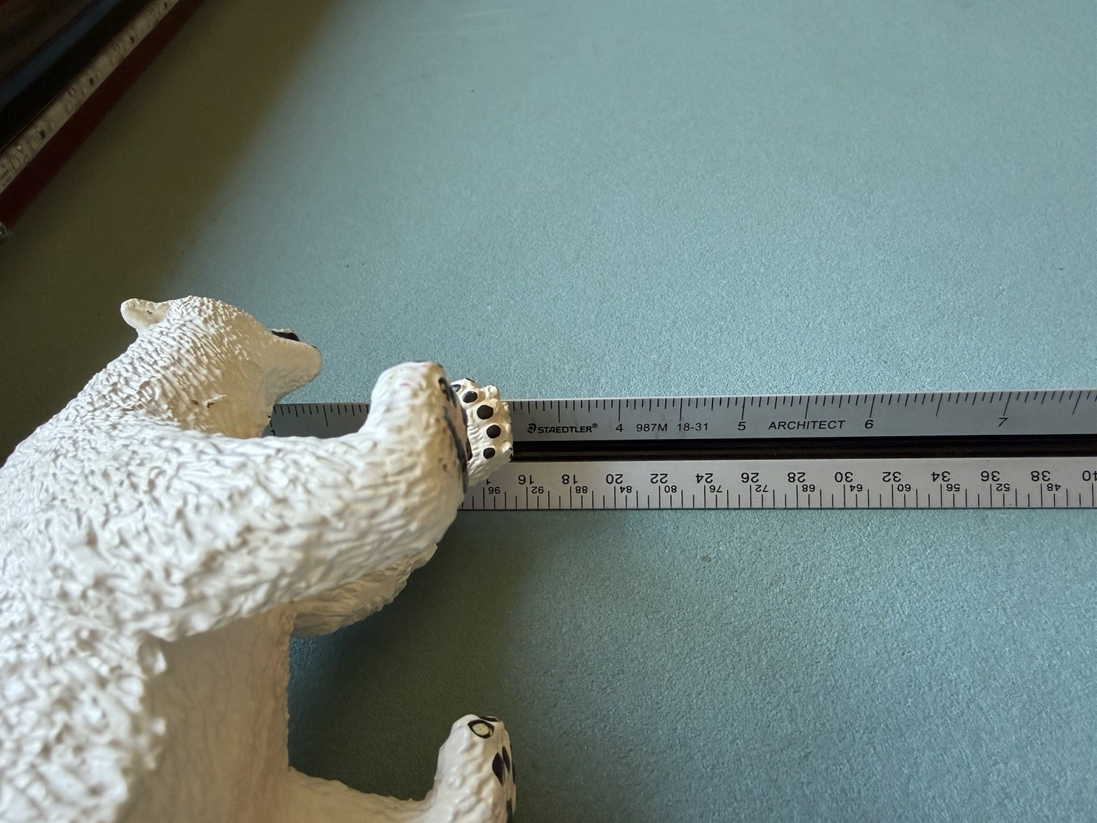 Vintage Safari Ltd 1990 Polar Bear Figure Arctic Wildlife Hefty Toy Figurine