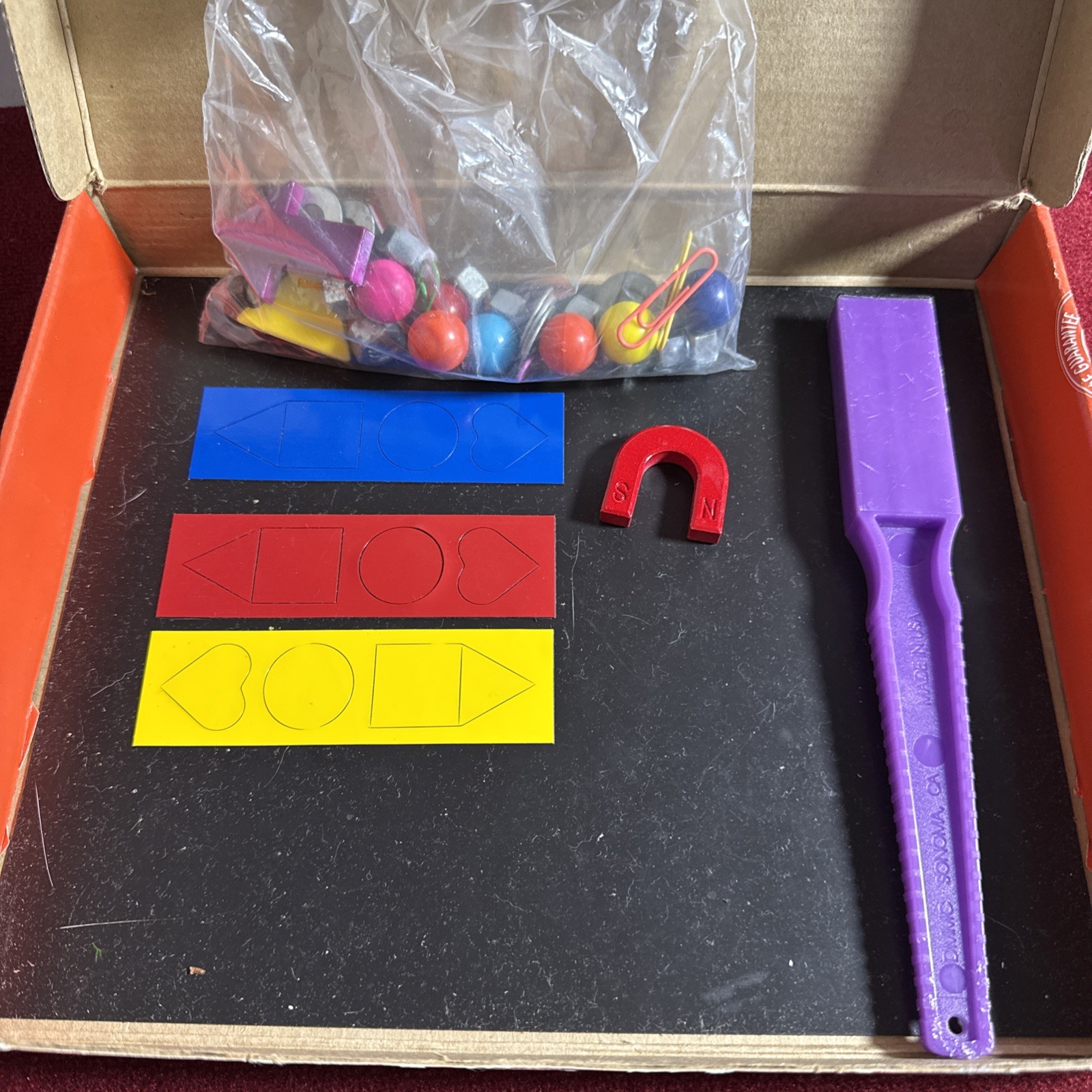 Vintage Dowling Magnets Very First Magnet Kit Great For Homeschool Science 1993