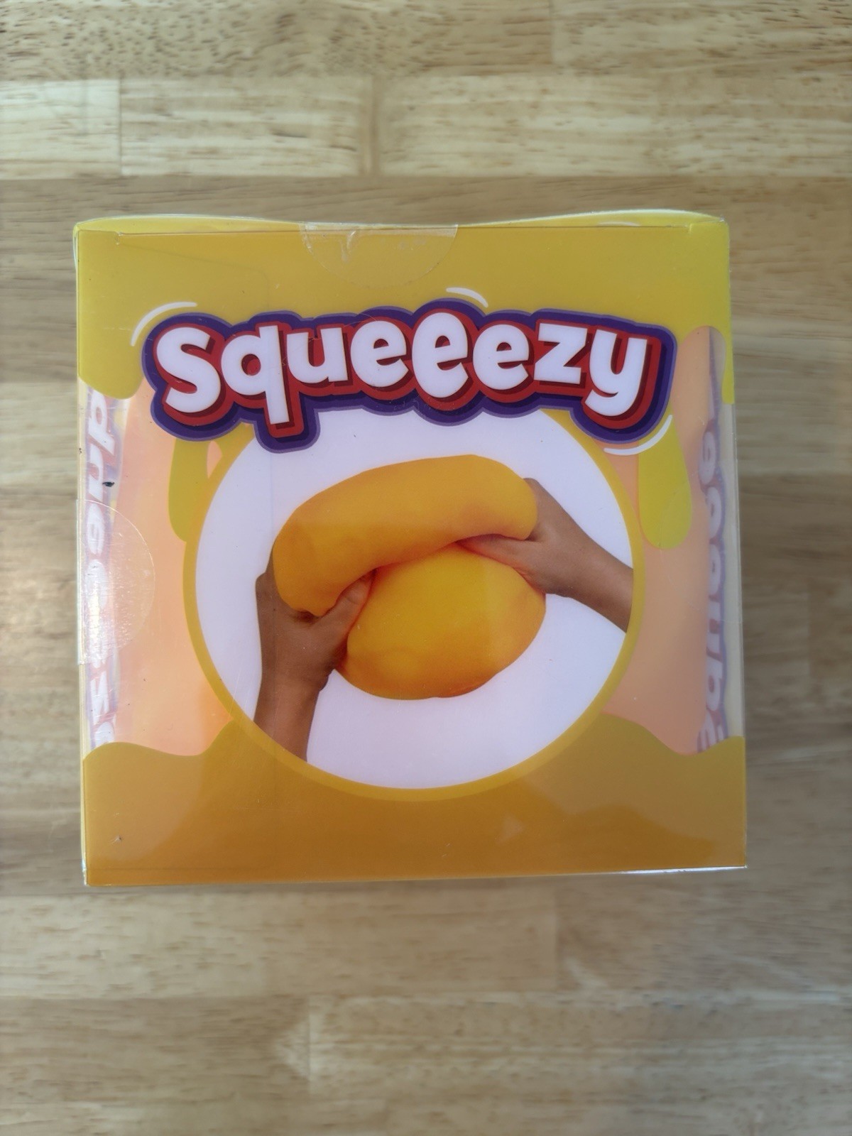 Sunny Days Jumbo Squeezy Cheese Yellow Squishy Toy Stress Relief Fun NEW🧀