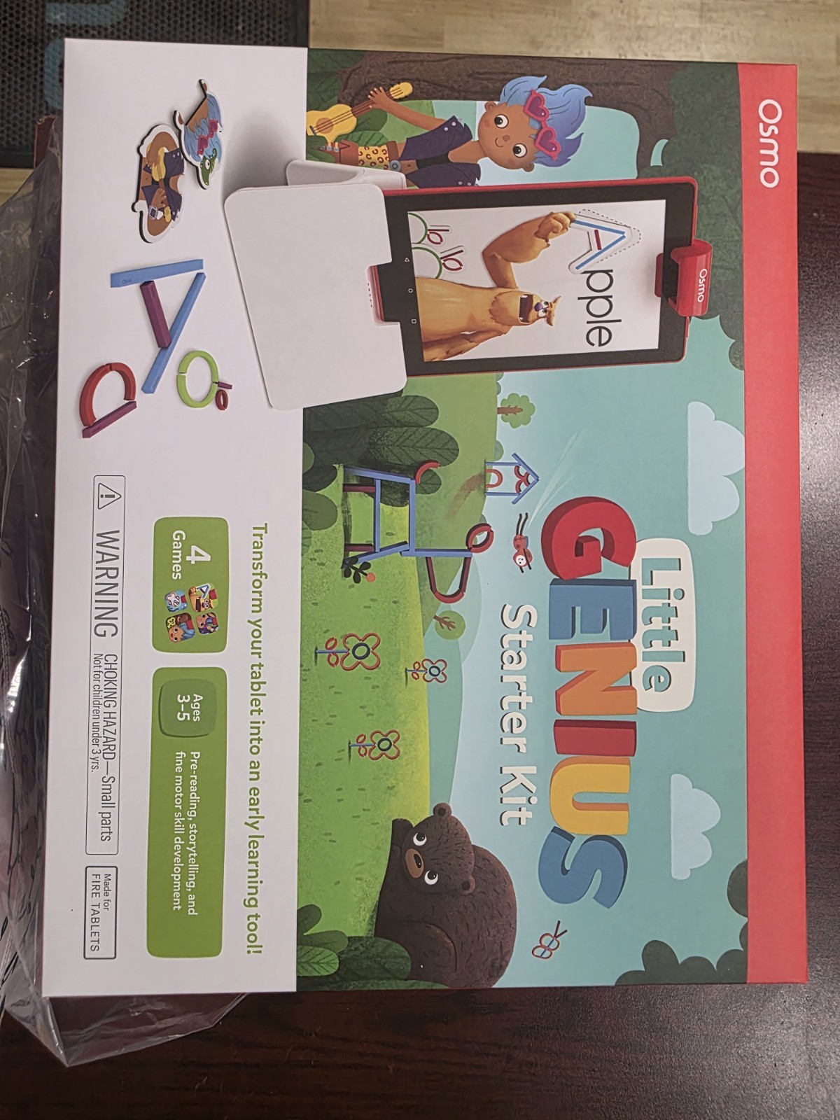 Osmo Little Genius Starter Kit Fire Tablet Platform Children’s Educational