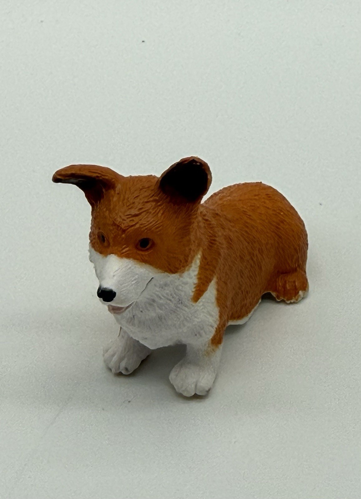 Miniature Dog Lot Toy Figures Flocked Shiba Inu Dalmation Corgi Collie Disney