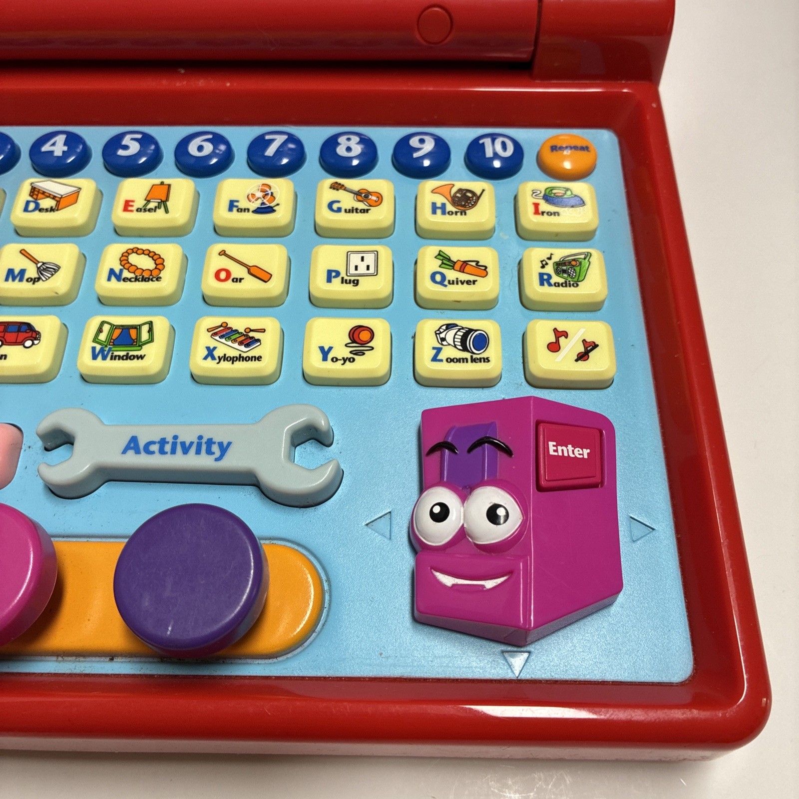 Vtech Disney Handy Manny Construction Learning Laptop Tested Missing Screw D