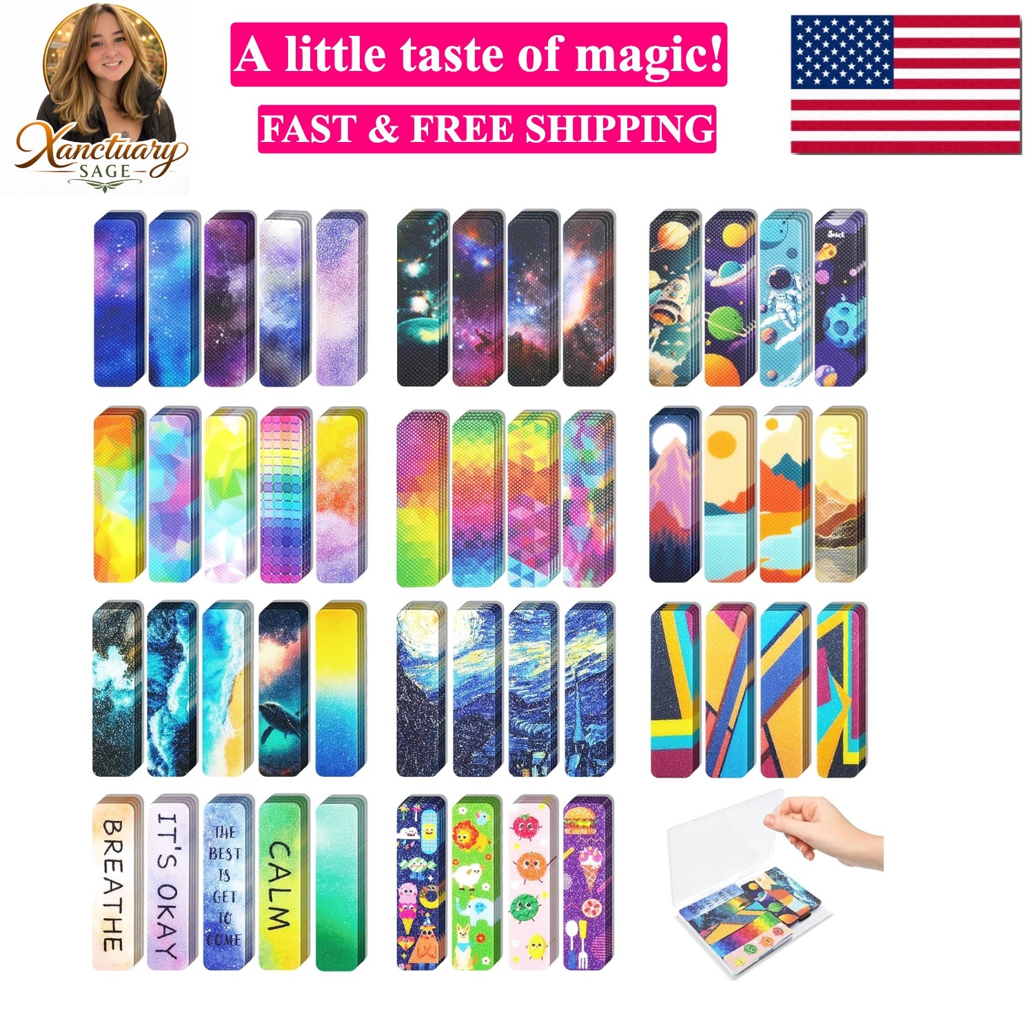 96 Pieces Unique Sensory Stickers for Anxiety Relief – Sensory Strips with St…
