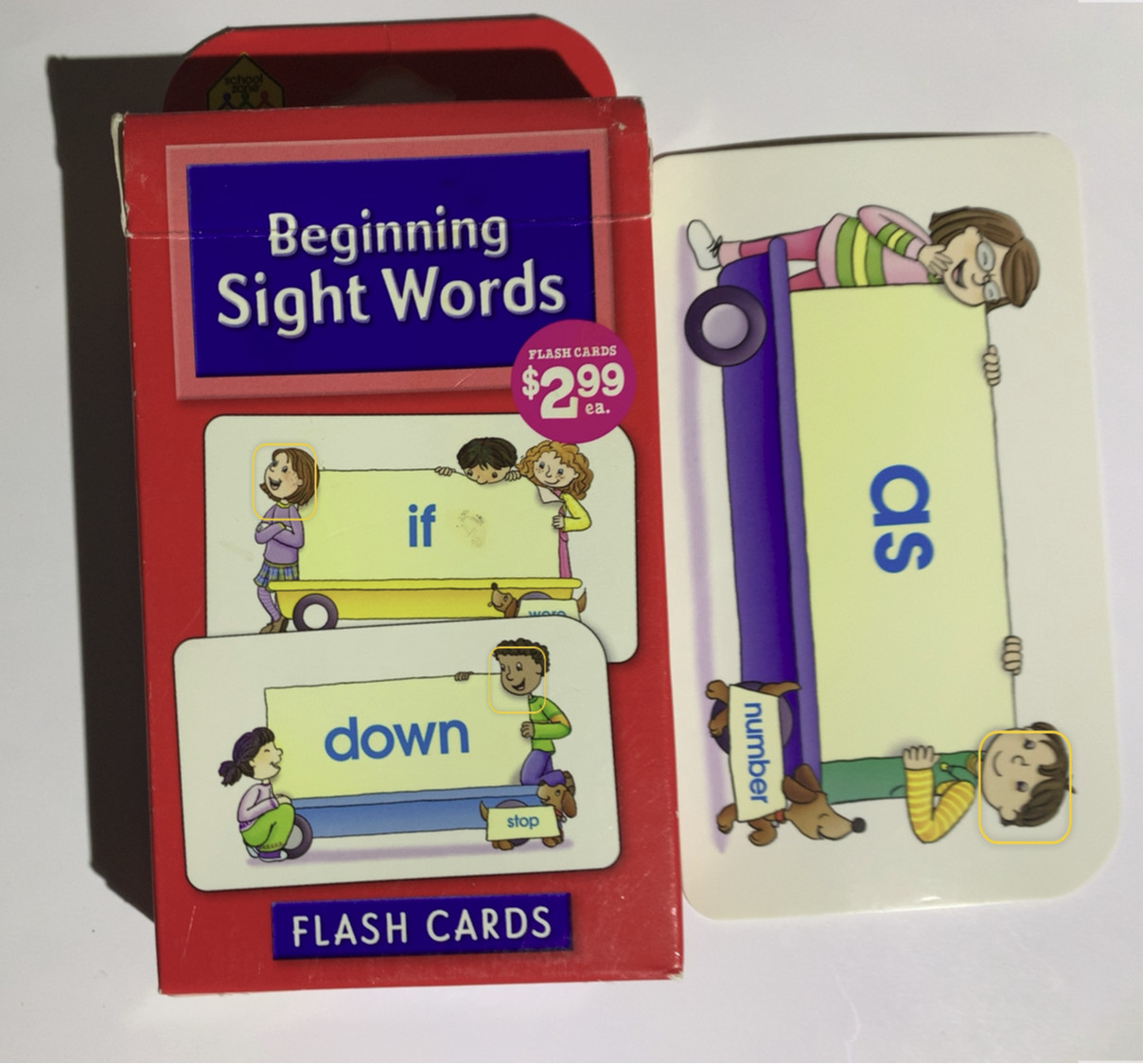 School Zone: Beginning Sight Words Flash Cards