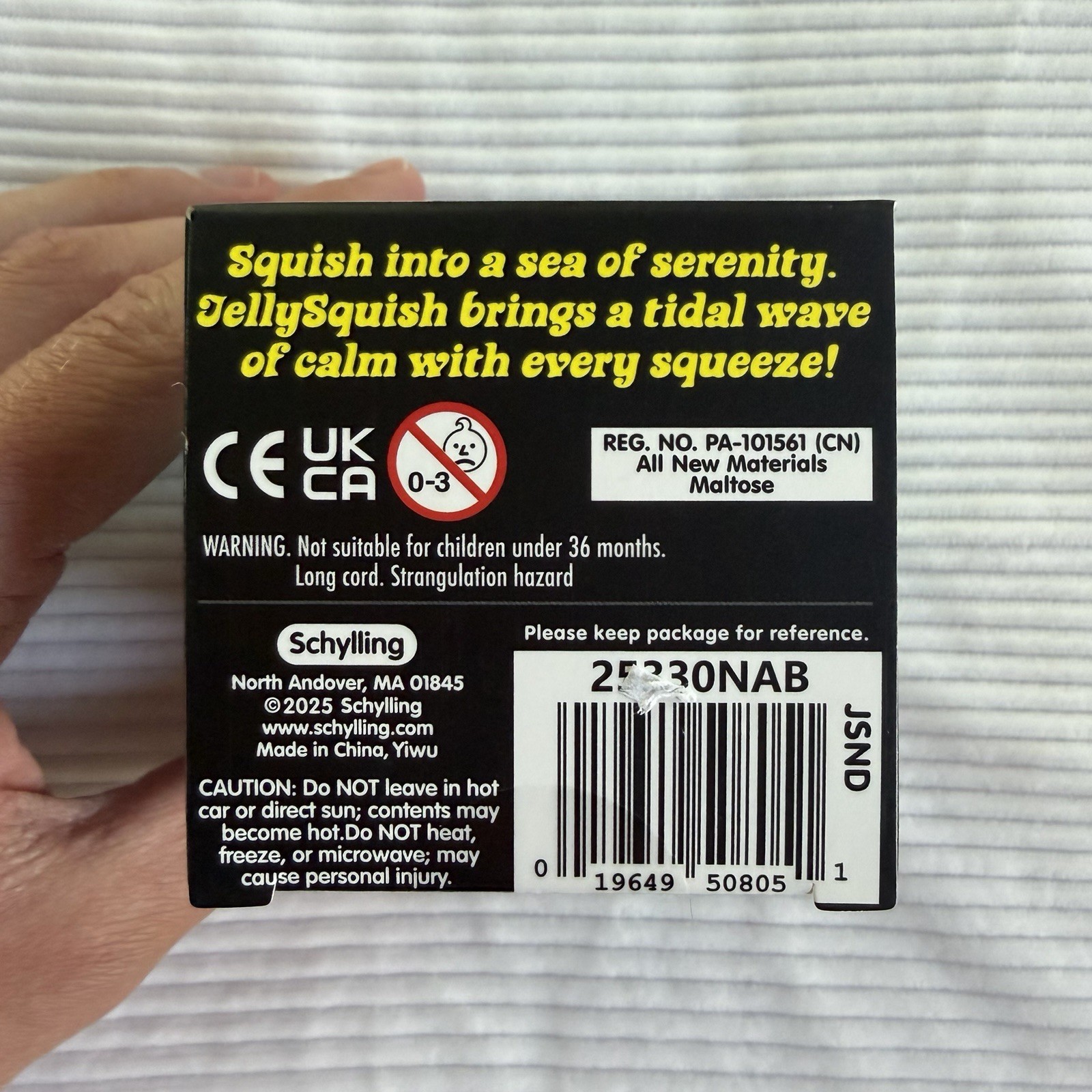 Schylling NeeDoh Jelly Squish Blue Super Solid Squish Sensory TikTok VIRAL NIB