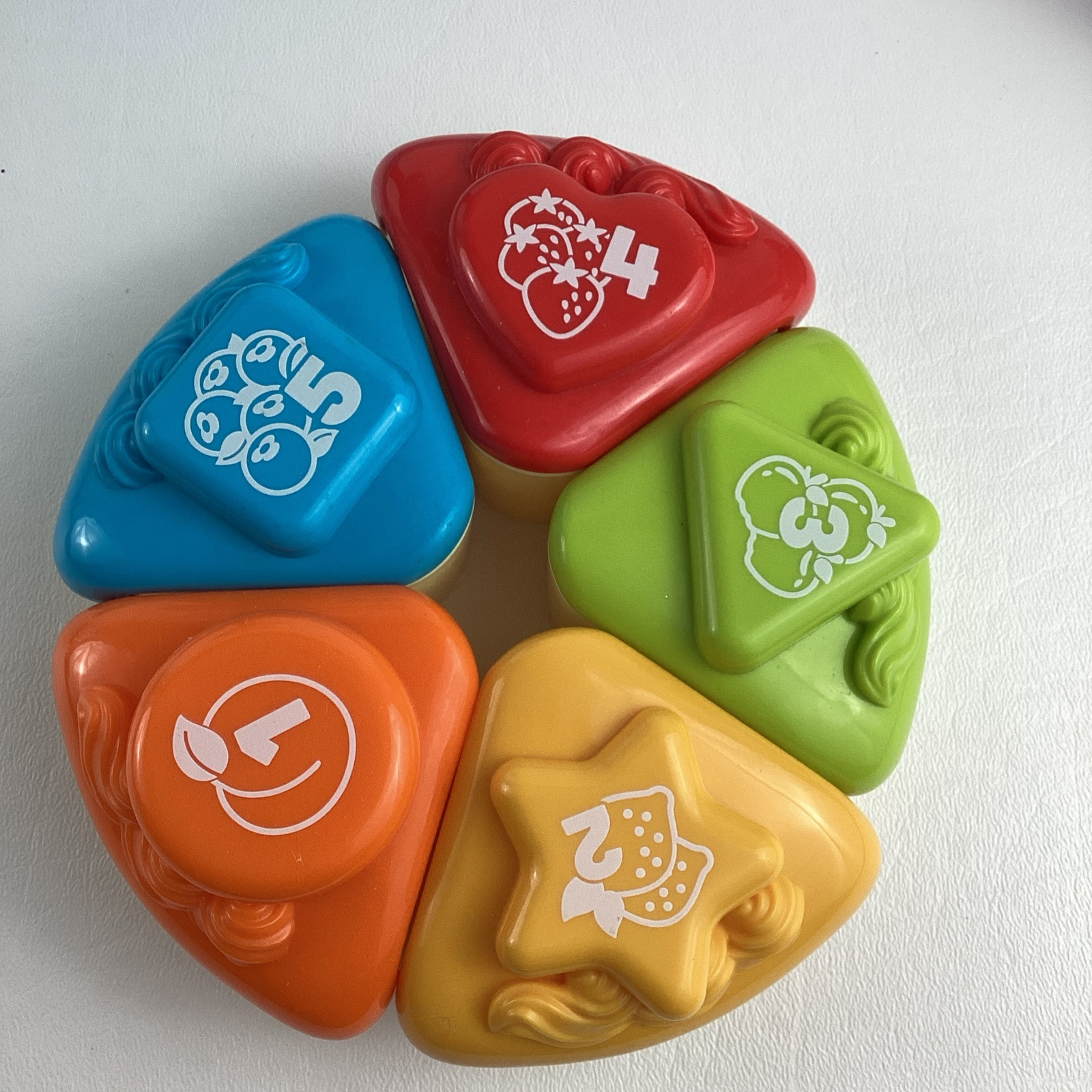 Leap Frog Sweet Treats Musical Rainbow Tea Party Playset Learning Shapes Colors
