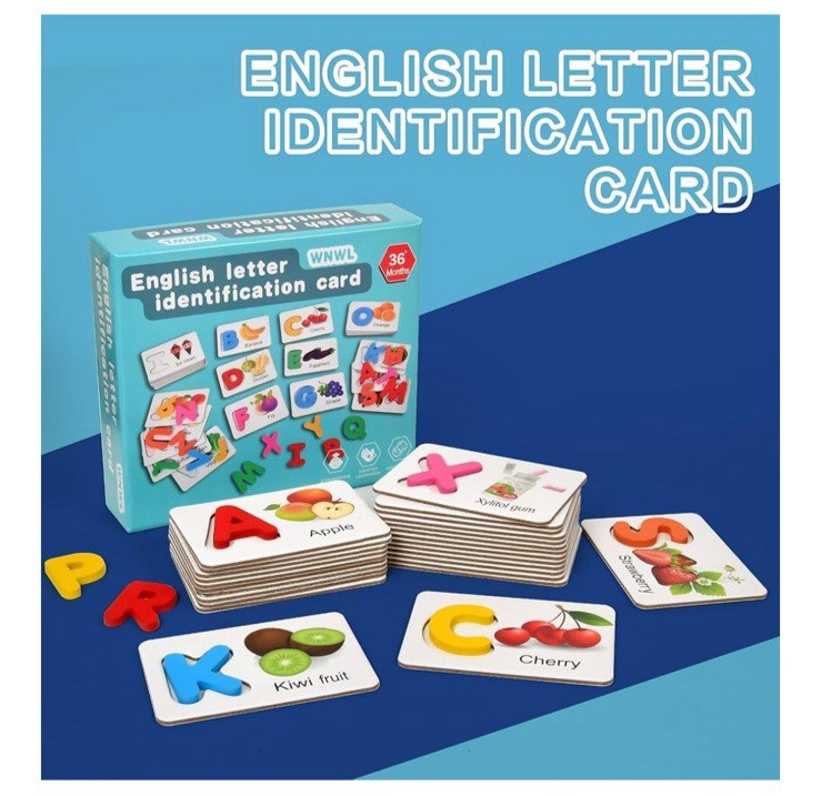 Alphabet Puzzle Card for Toddlers 3-5 Years,ABC Montessori Educational Toys G…