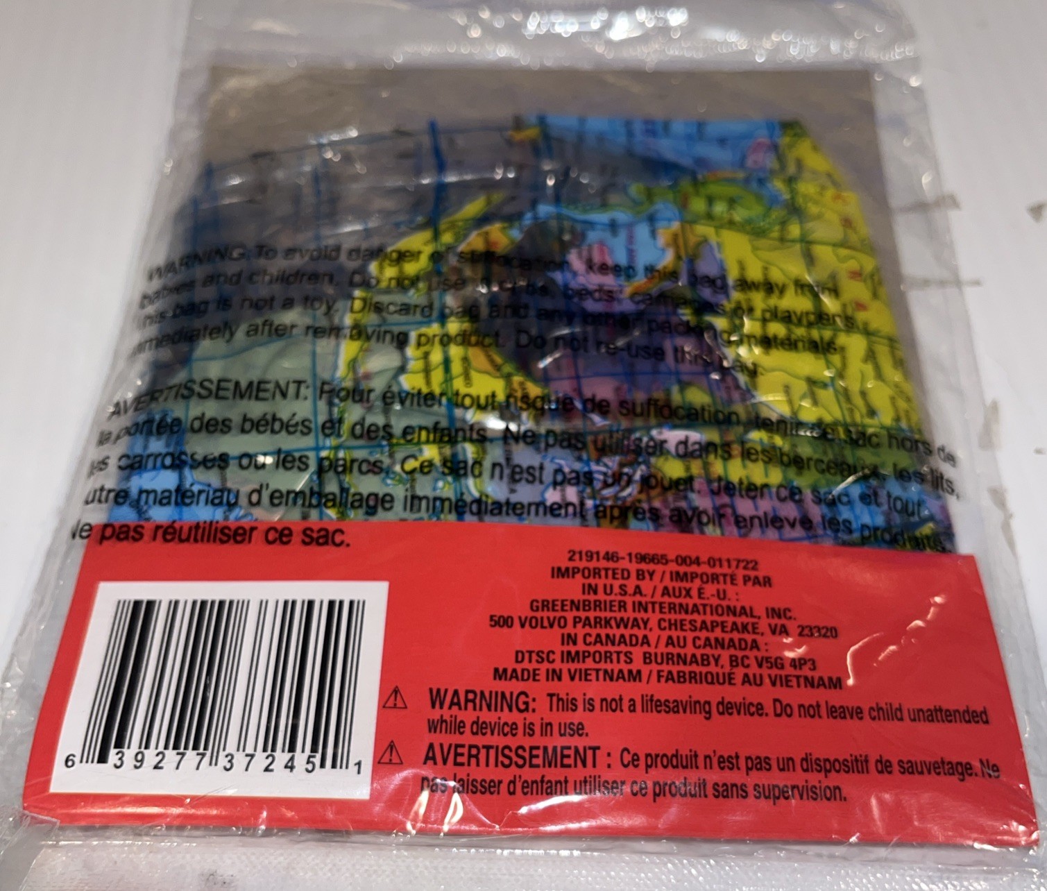 Teaching Tree Inflatable World Globe 11.5” Education Home School New Sealed