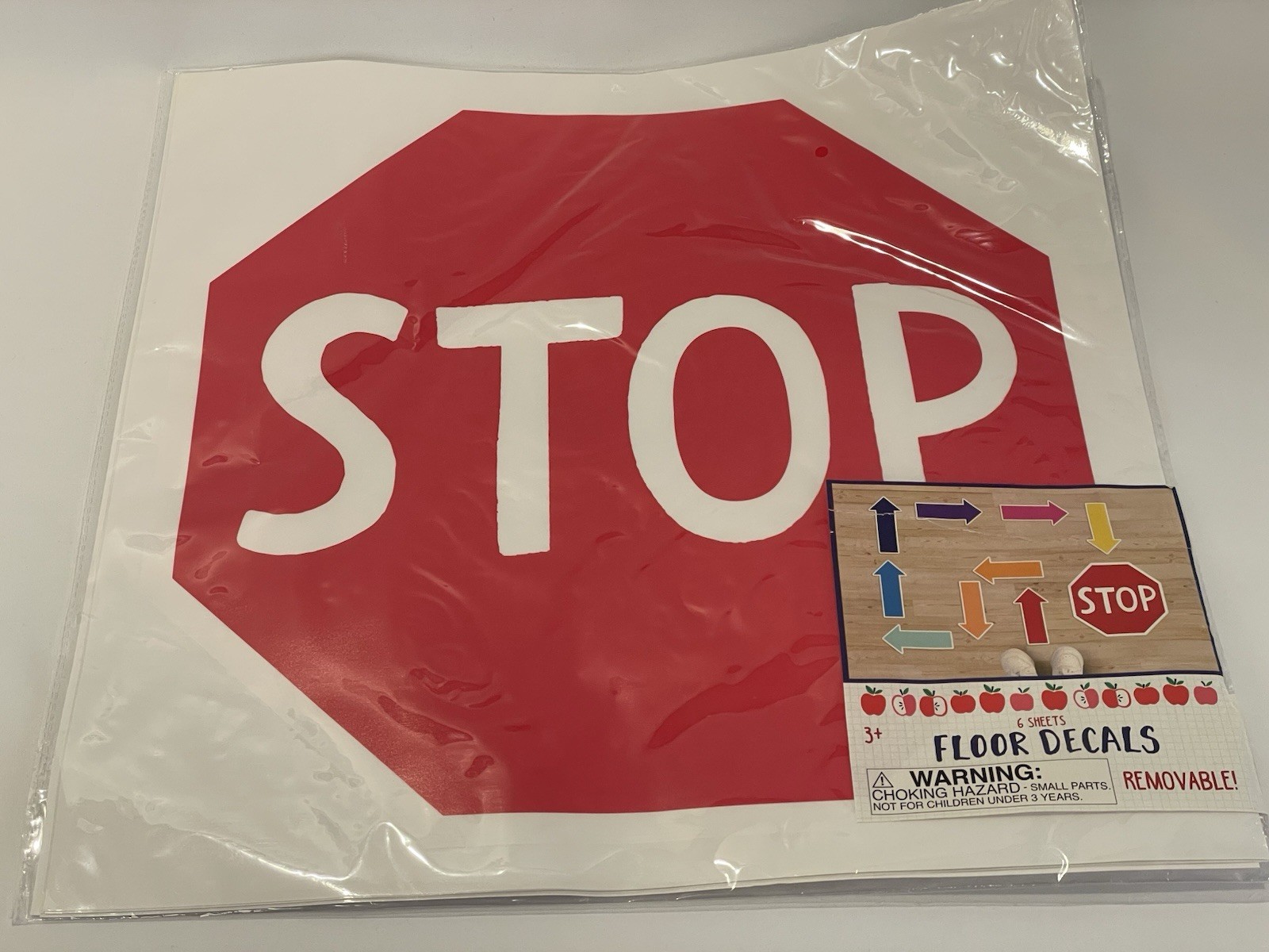 Path/Obstacle Courses: Floor Stickers Decal, Stop Sign, OT, Autism, Dyspraxia