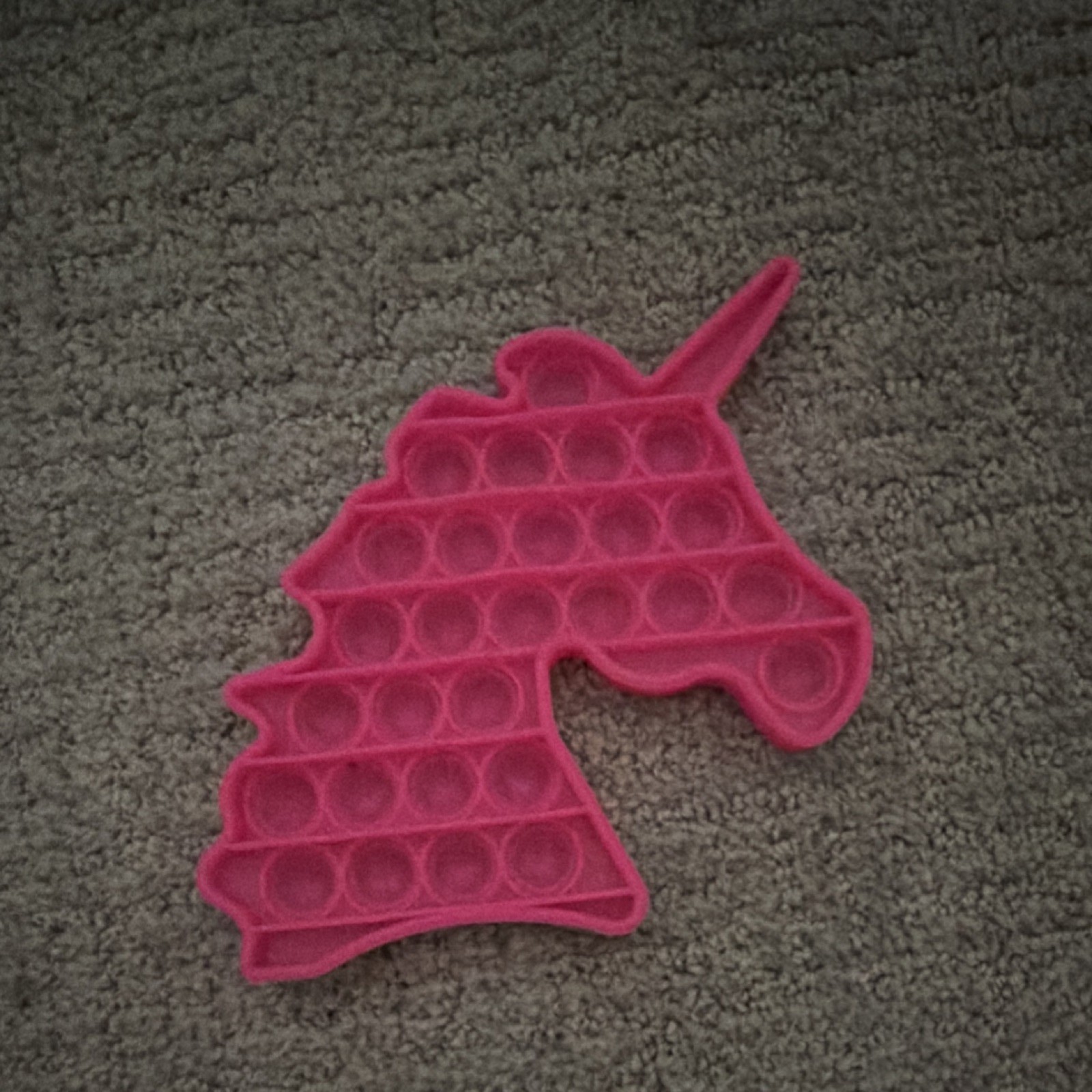 Pink Unicorn Pop-It Tactile Sensory Toy for Ages 4-7, 8-11 Years