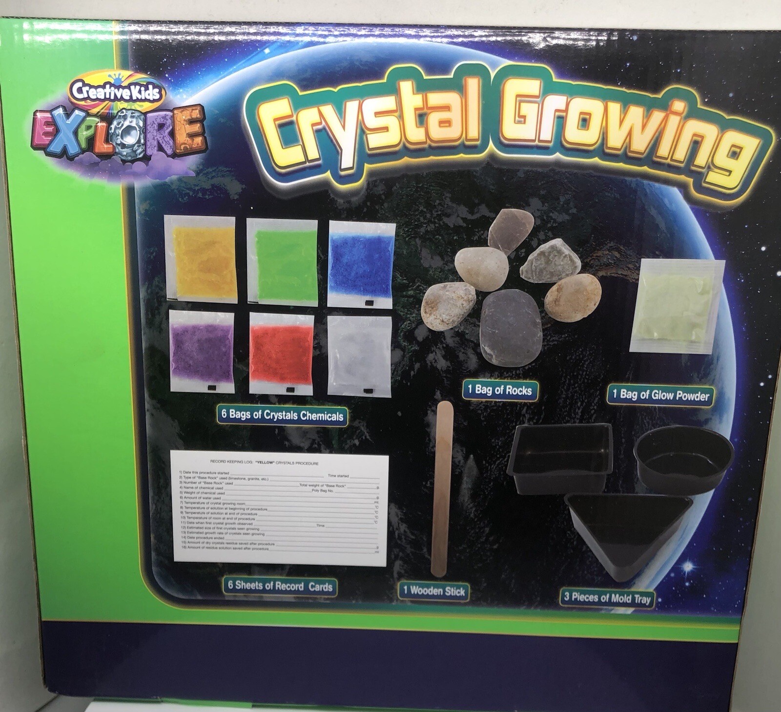 Grow Your Own Crystals KIT Science Toy BIRTHDAY Experiment For Kids STEAM Gift