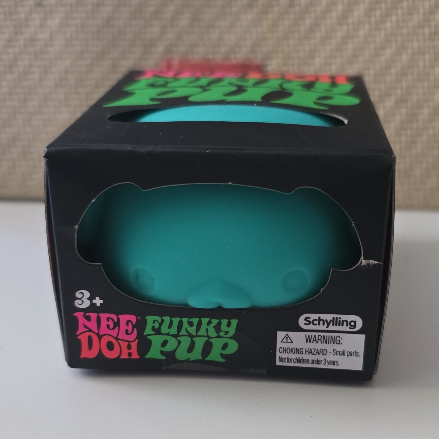 Schylling Nee Doh Funky Pup Blue Tactile Squeeze Toy Ages 3+ Kids Teens