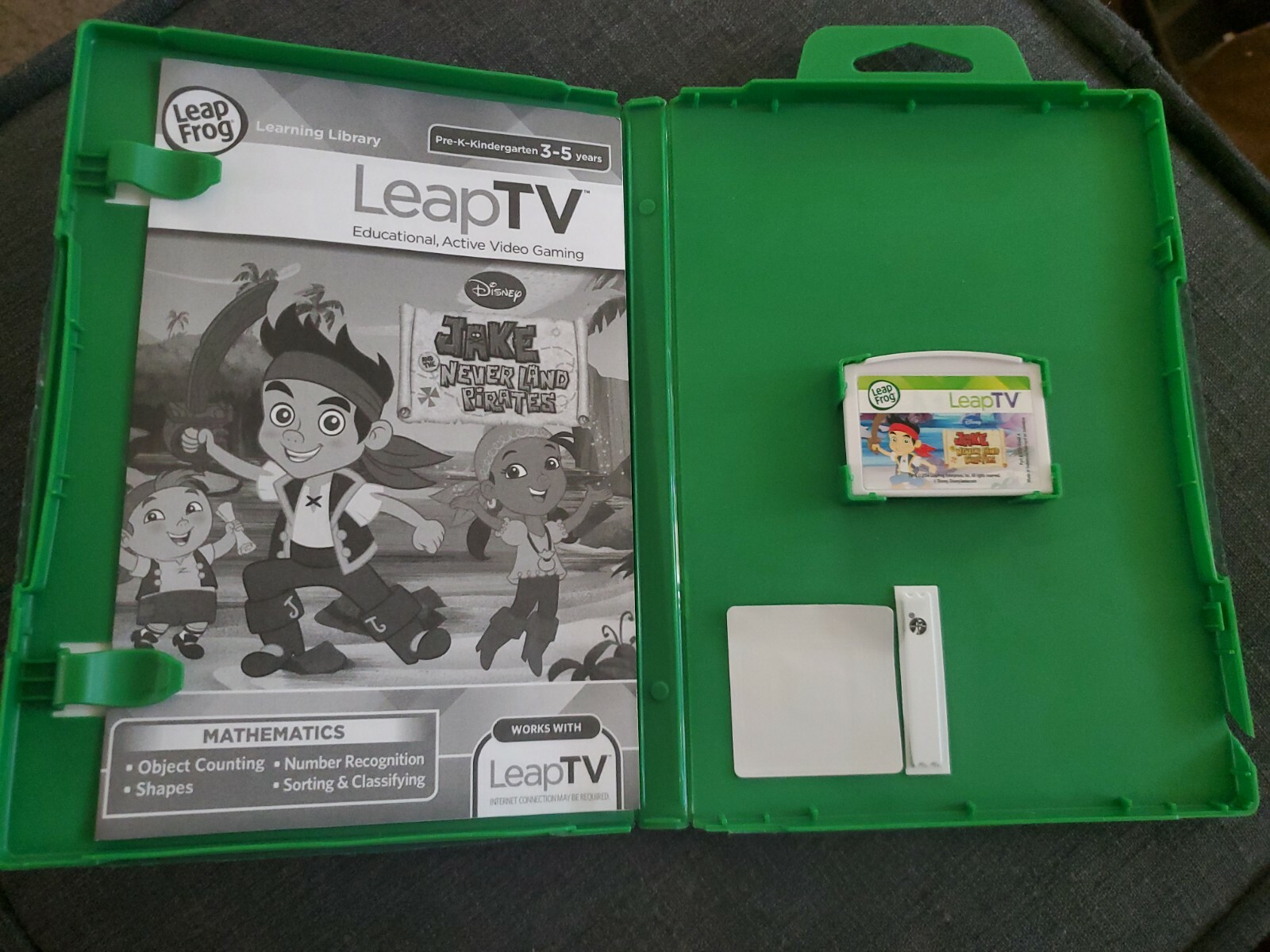 LeapFrog Leap TV Disney Jake and the Never Land Pirates educational video game