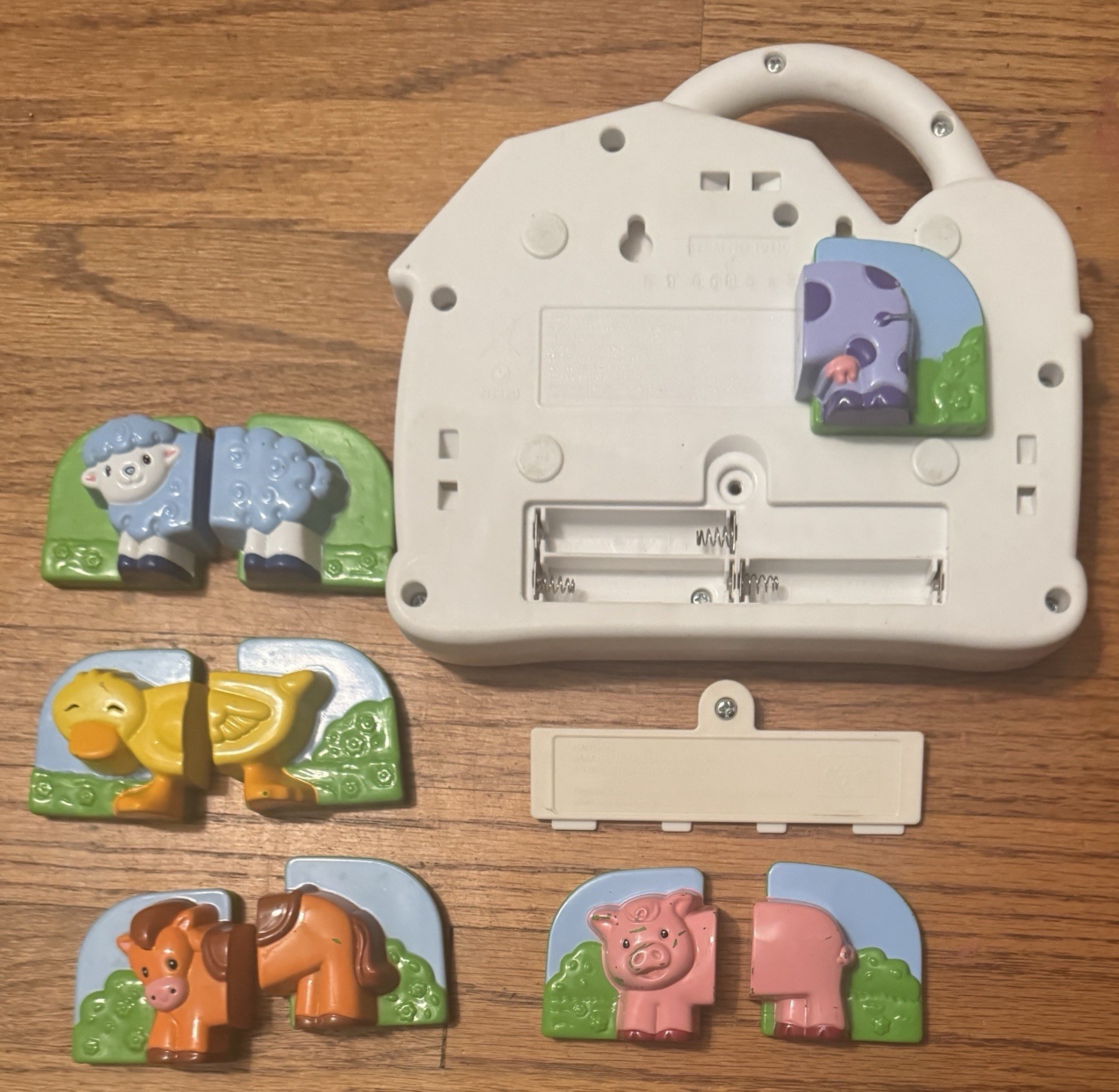 LeapFrog Fridge Phonics Farm Magnetic Matching 5 Animal Set Song MISSING 1/2 Cow