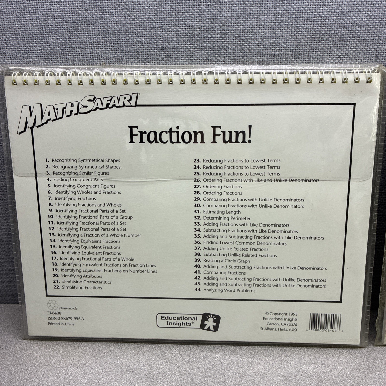 MathSafari Electronic Learning Systm 2 Lesson Pack, NIP