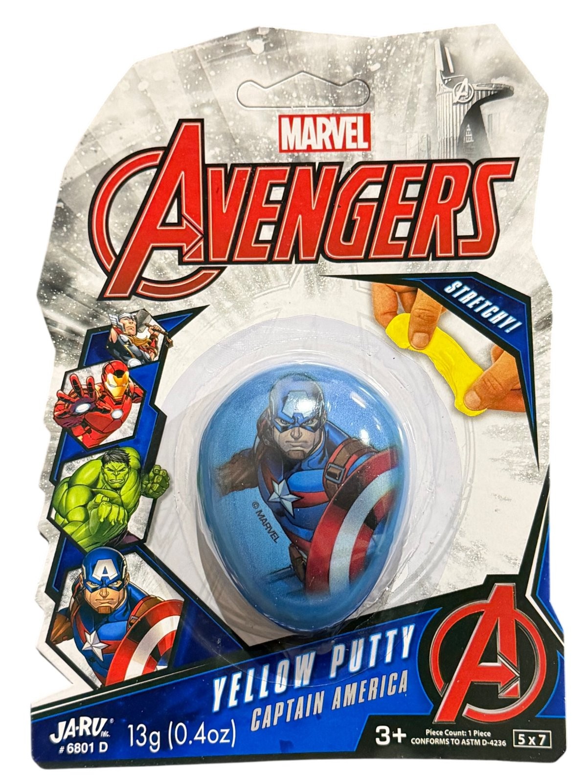 JA-RU Avengers Yellow Putty Captain America