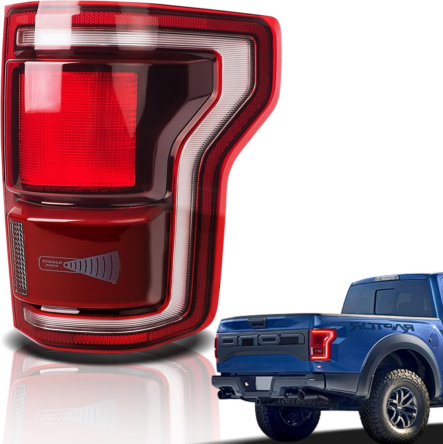 LED Tail Light Ford Raptor F150 2017-2020 Right Passenger