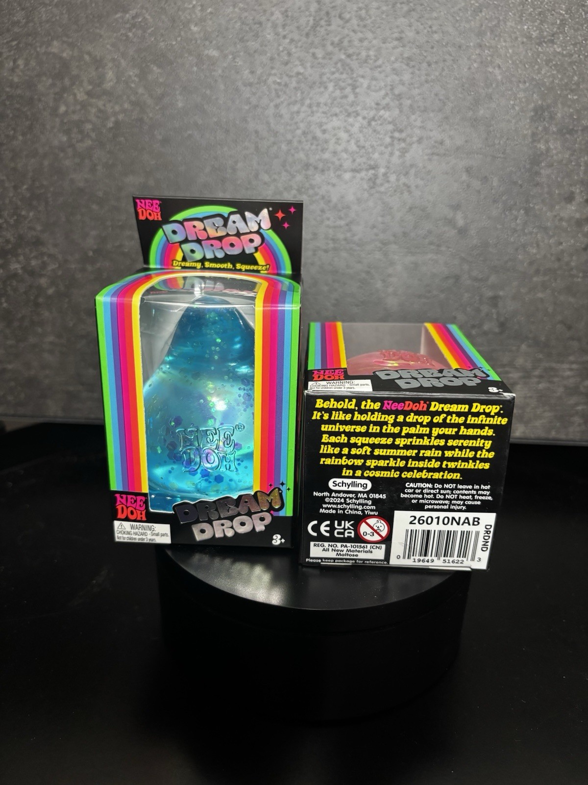 Authentic Viral NeeDoh Dream Drop Set of 2 (Blue And Pink)