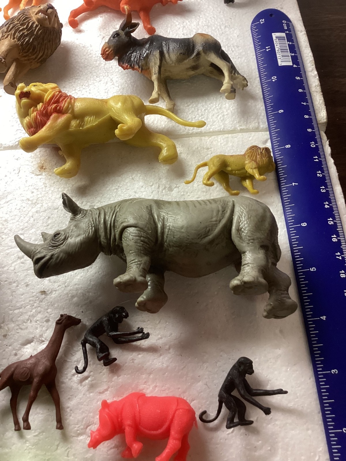 Vintage Mixed Plastic Safari Zoo Jungle Wild Animals Lot of 53.