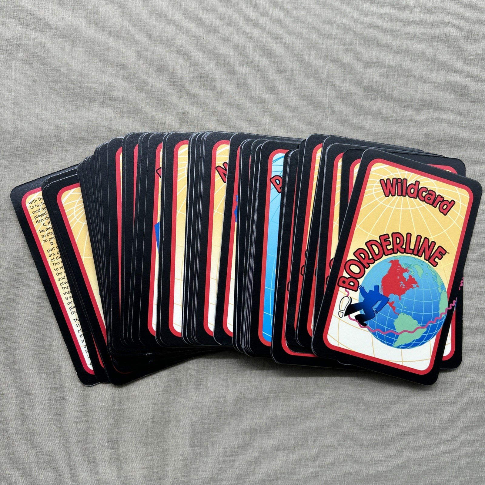 Borderline USA Edition Best Geography Card Games on Earth: States North America