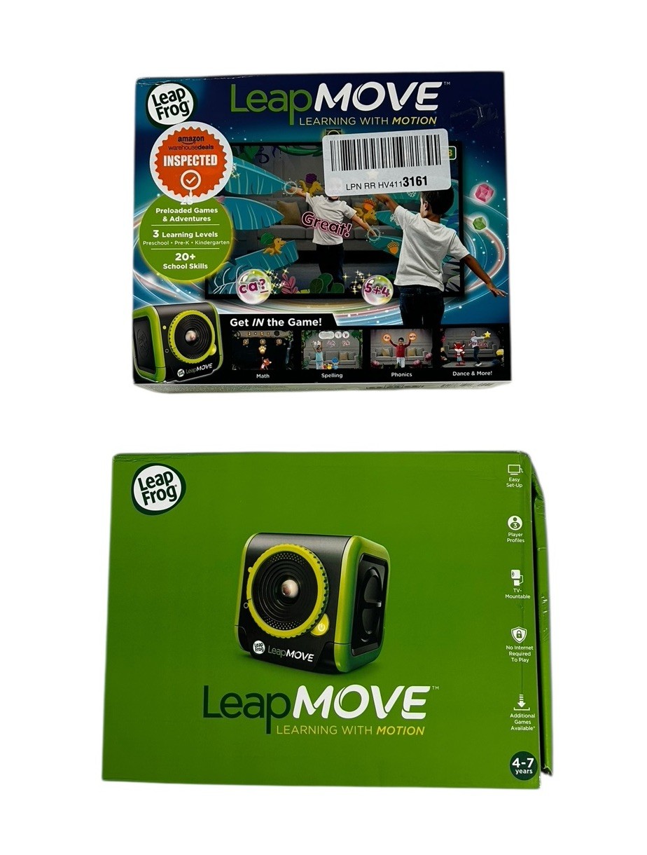 Leap Frog Leap Move Learning With Motion Preloaded Video Game System 25 Games