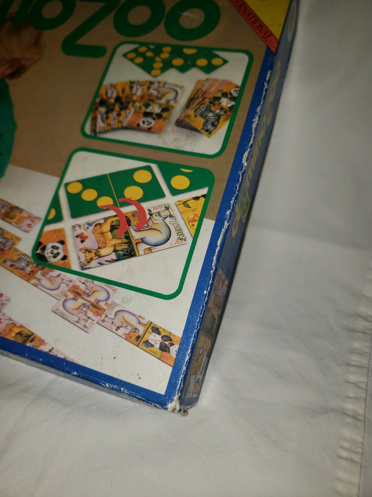 Vintage 1980s Domino Zoo Diset International Spain Extremely Rare W/Box NR 3130
