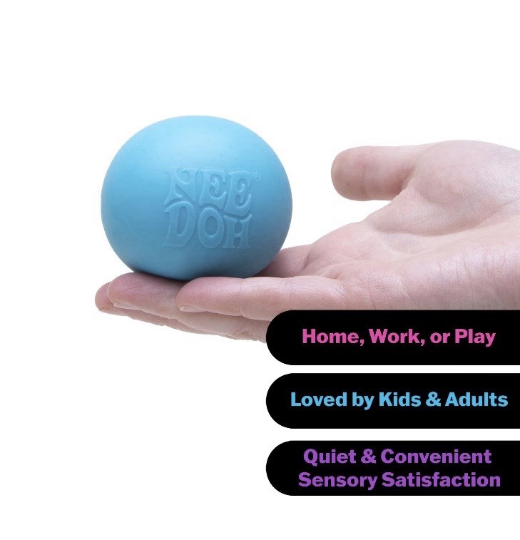 Authentic NeeDoh Color Change Yellow Stress/Sensory Ball by Schylling ✅