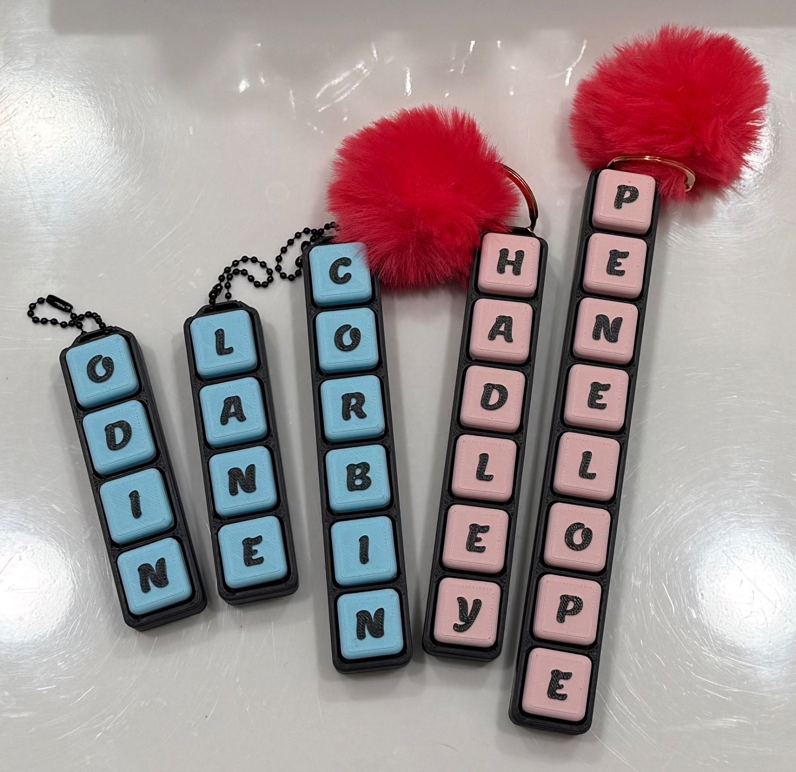 Customized Name 3d printed fidget clicker – Choose your color – message seller