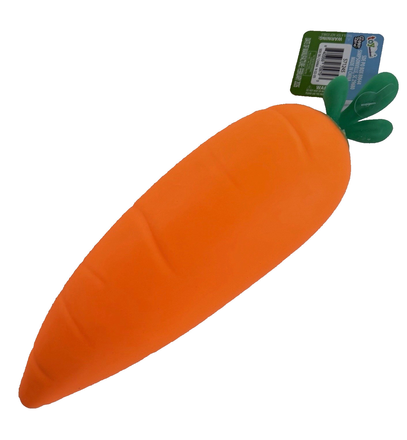 Sunny Days Jumbo Squeezy Carrot Orange Squishy Toy Stress Relief Sensory Easter