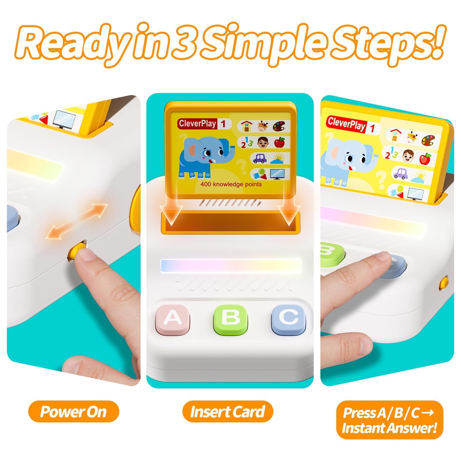 Educational Toys for Kids 3-6 Years Old | Speech Therapy & Small, Yellow