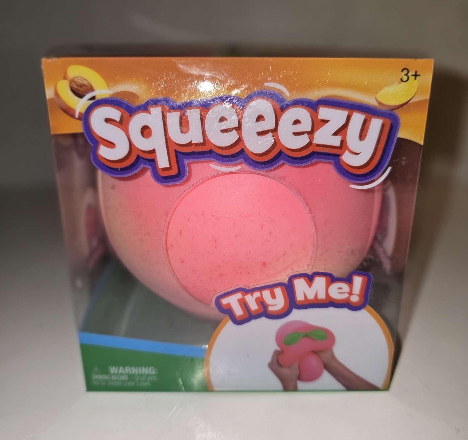 Viral Squeeezy Jumbo Squeezy Peach – Squishy Toy, Stress Relief Sensory Fun 🍑