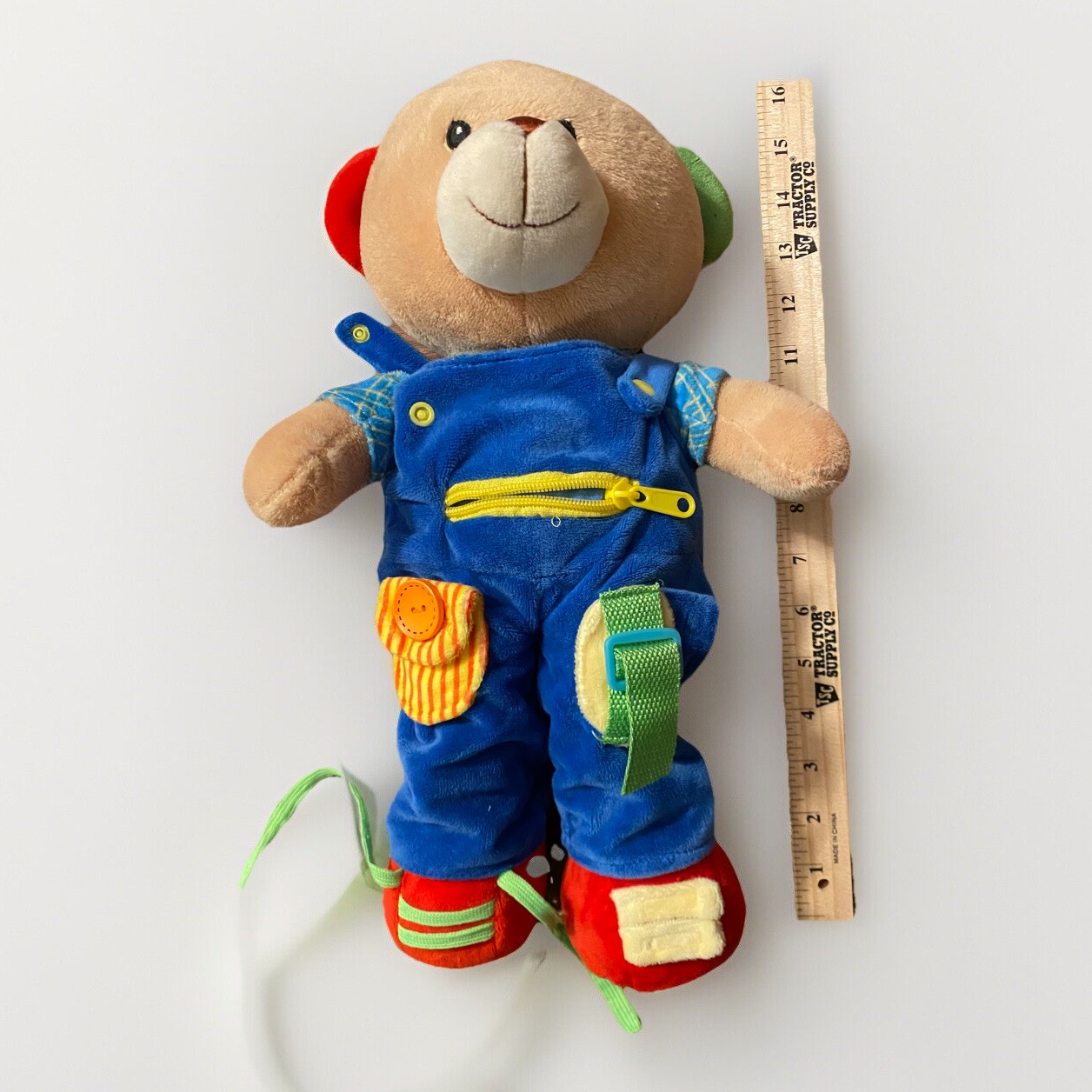 Linzy Learn to Dress Teddy Bear Fine Motor Dexterity Occupational Therapy EUC