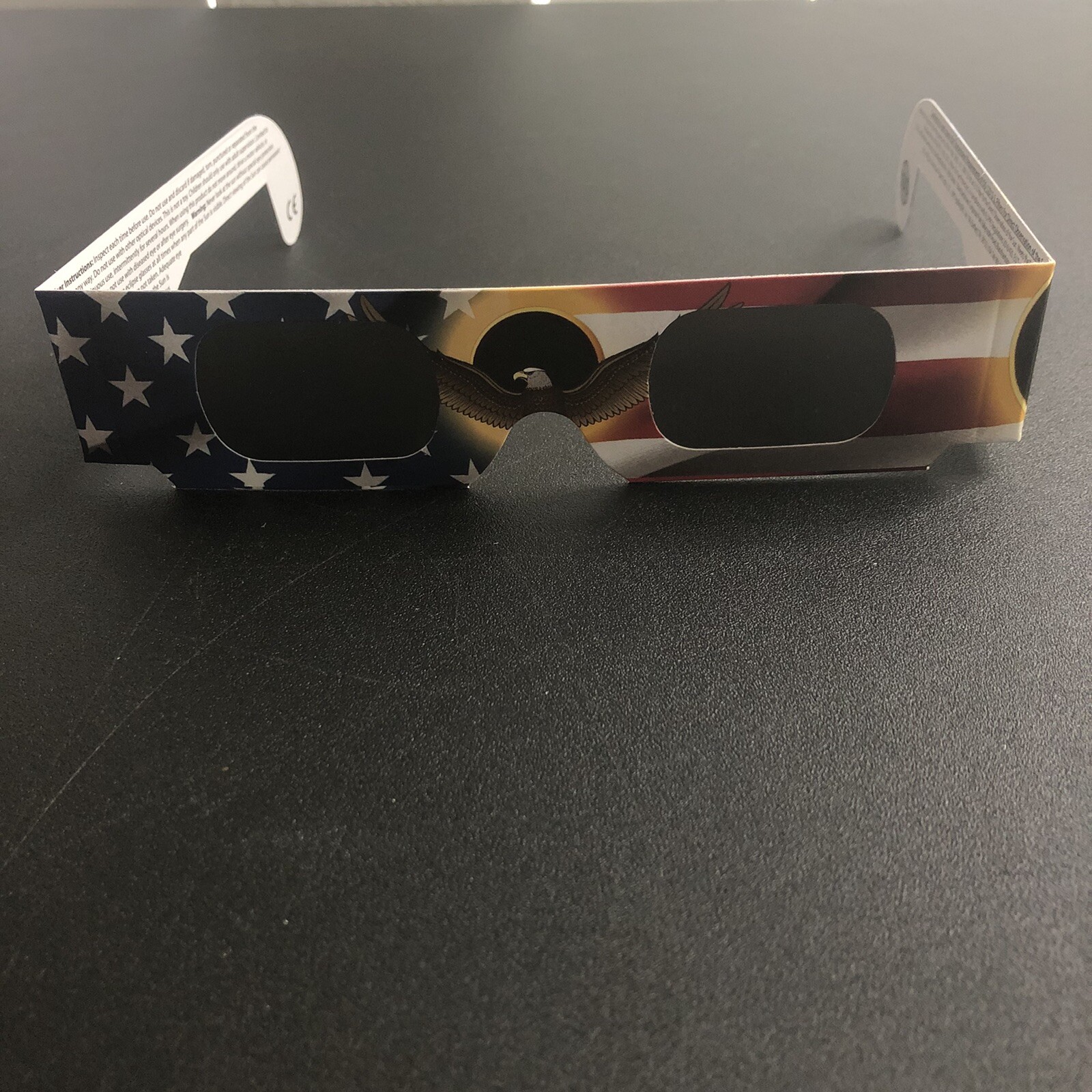 2 Pack of 2023 Solar Eclipse Paper Glasses; CE ISO Certified; Made in USA; New